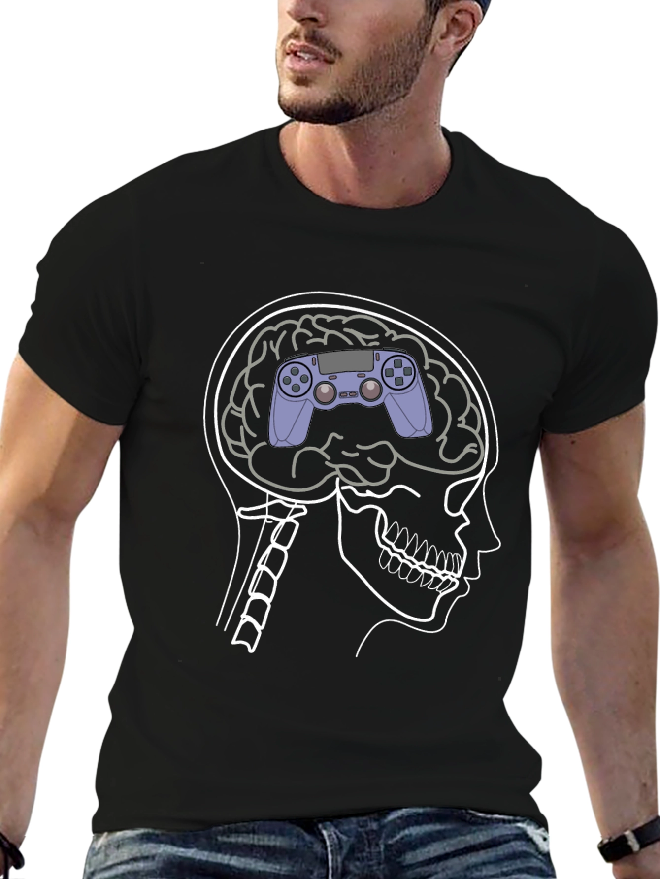 Gamer Brain T-Shirt - Controller Mind