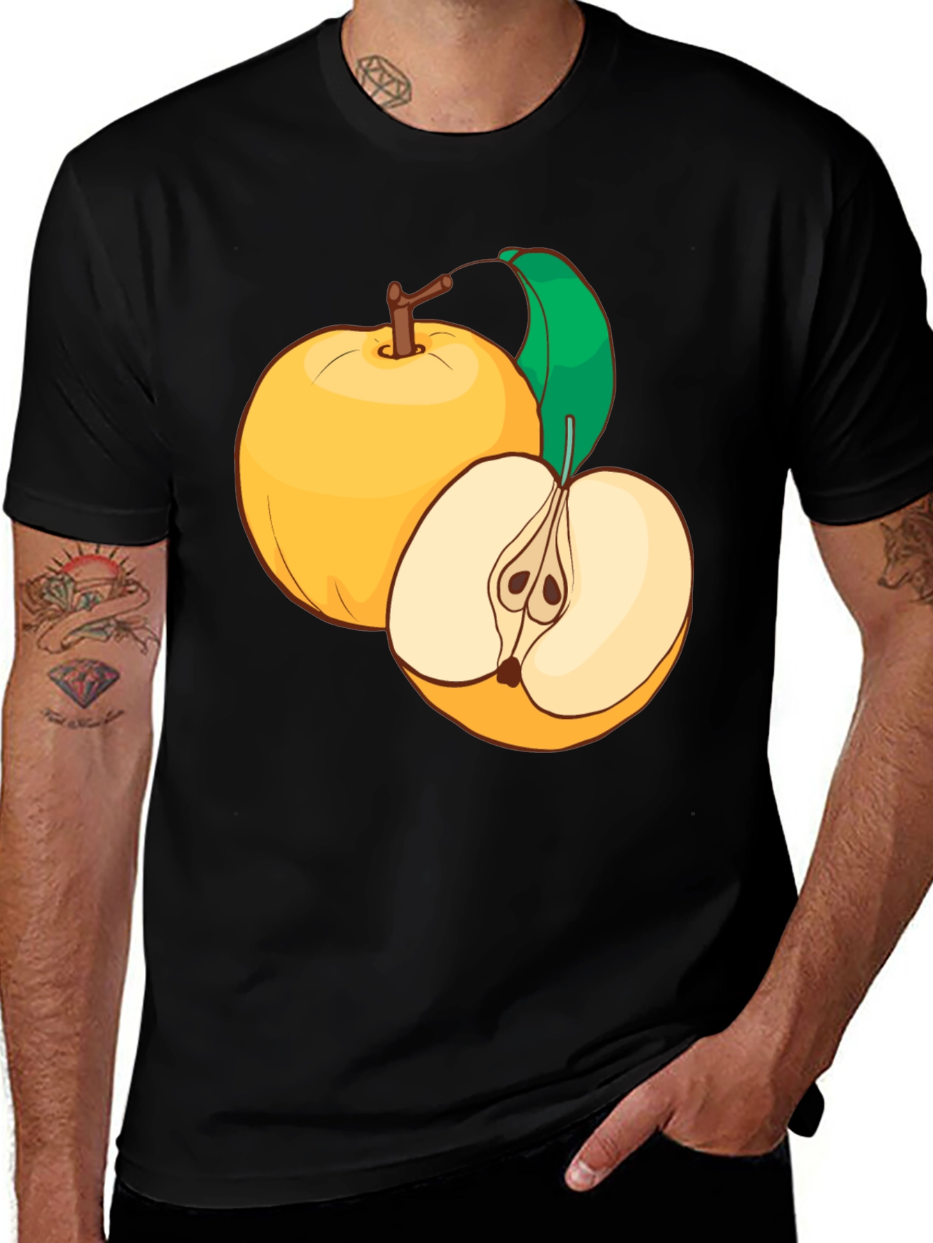 Black Fruit Graphic Tee