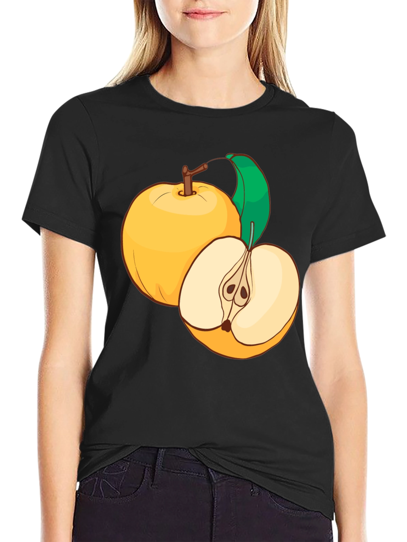 Black Fruit Graphic Tee