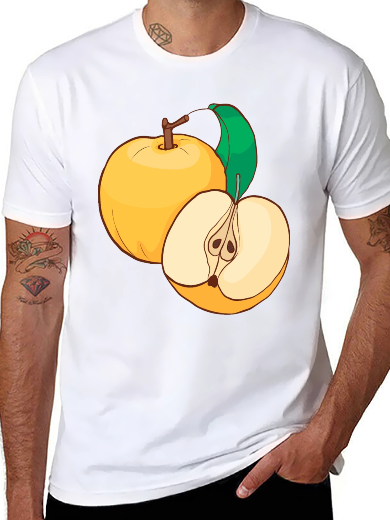 Black Fruit Graphic Tee