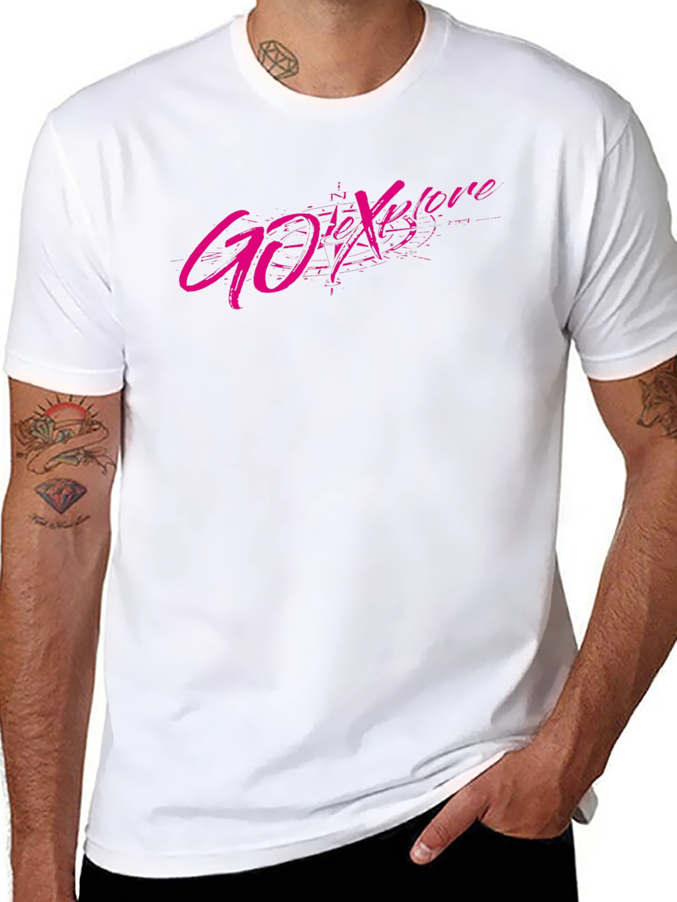 Go to Xplore Black Tee