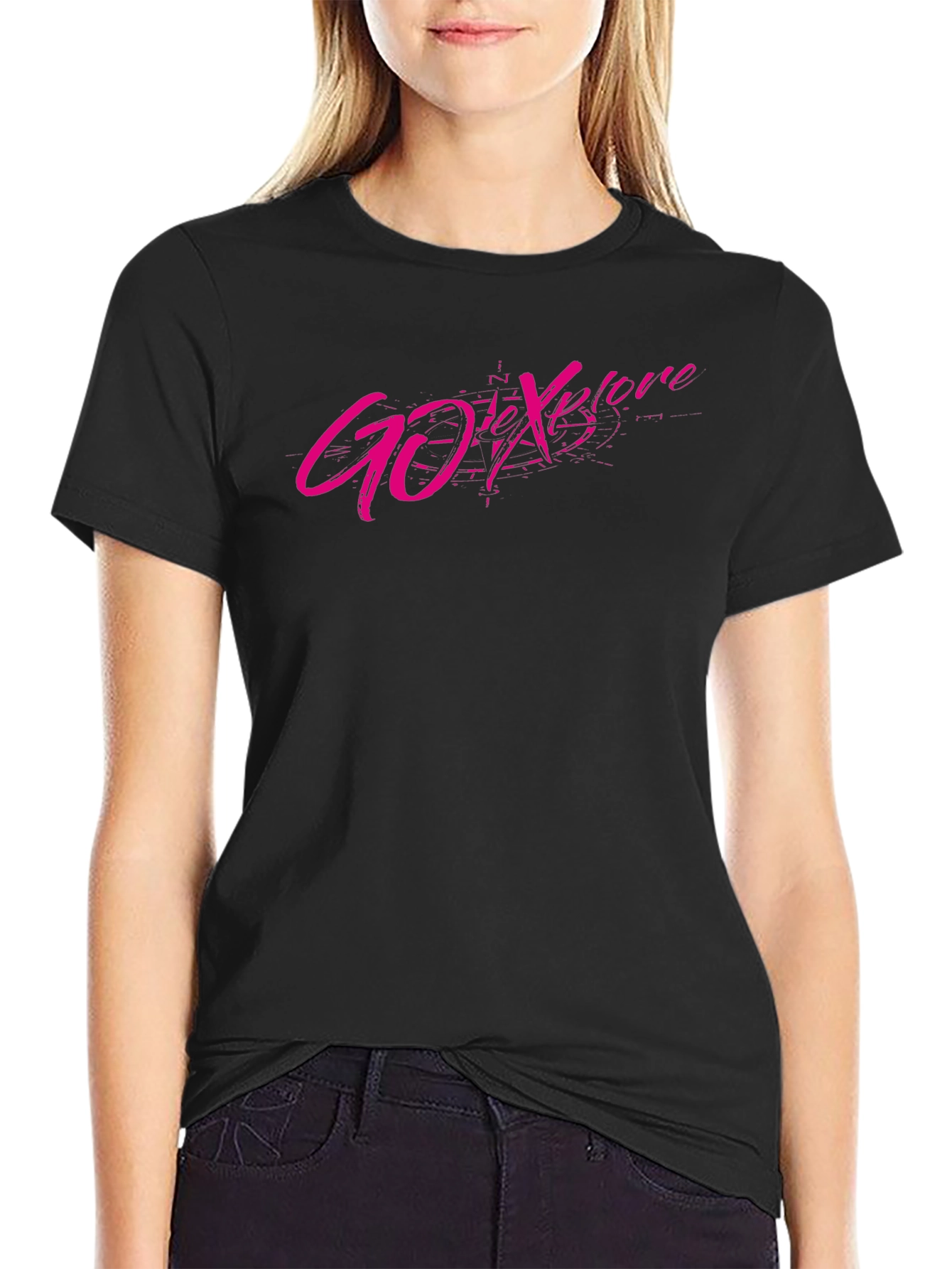 Go to Xplore Black Tee