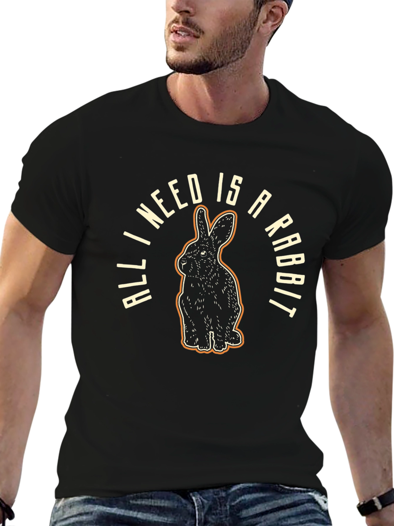 All I Need Is A Rabbit Graphic T-Shirt