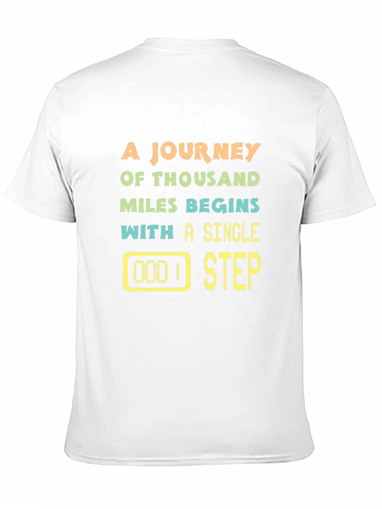 Journey of Thousand Miles Black T-Shirt