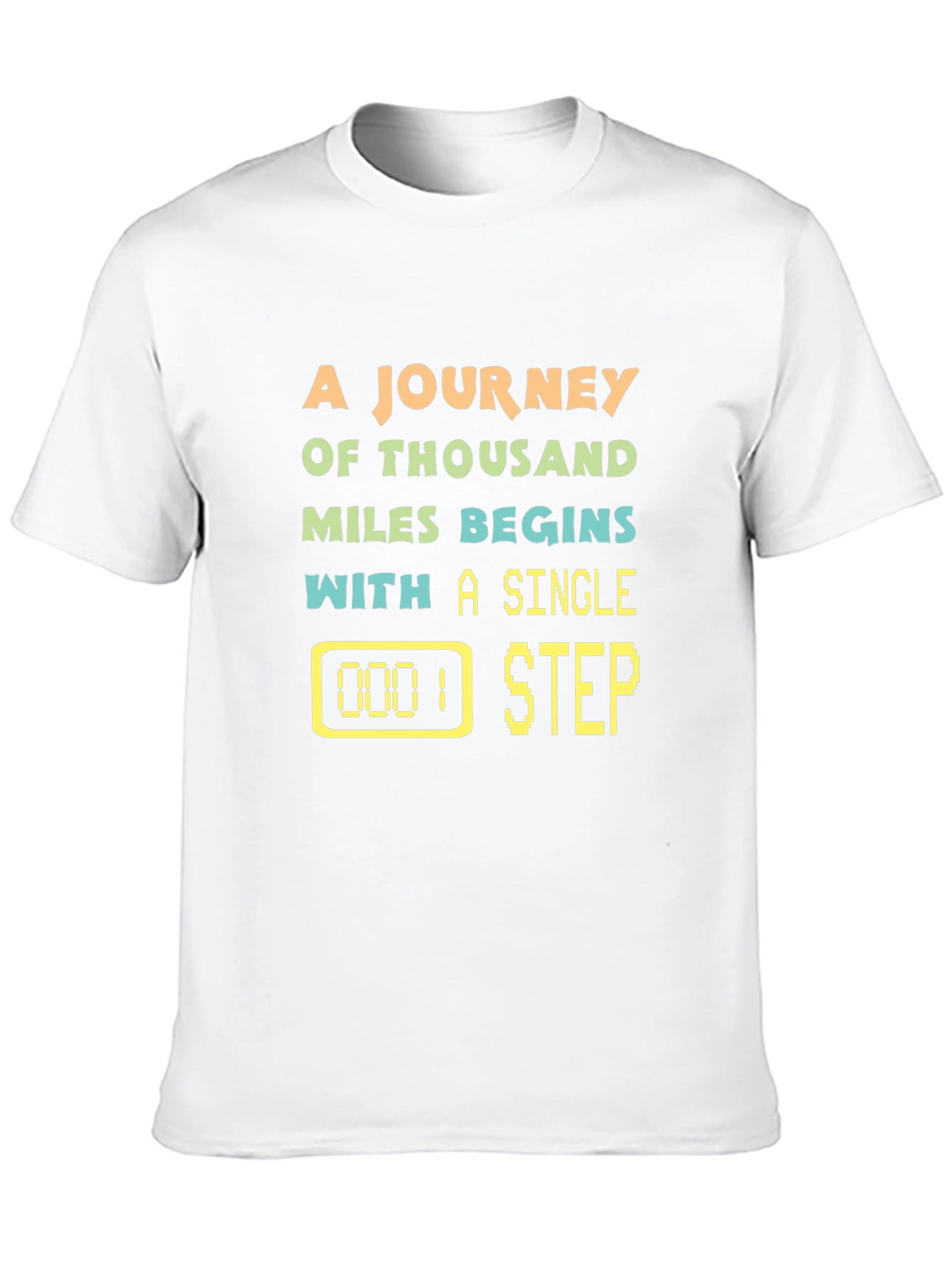 Journey of Thousand Miles Black T-Shirt