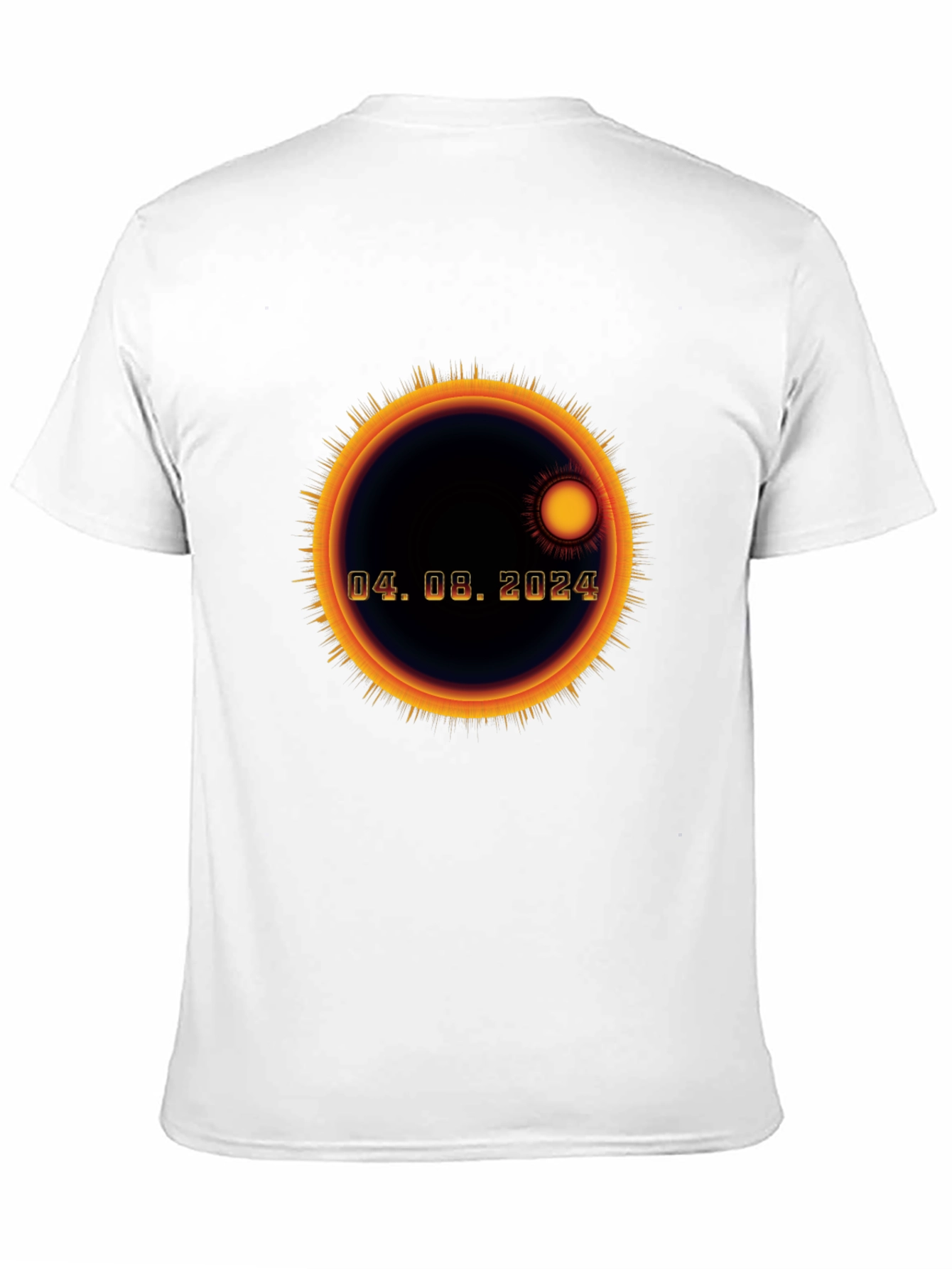 Eclipse 04.08.2024 Black T-Shirt