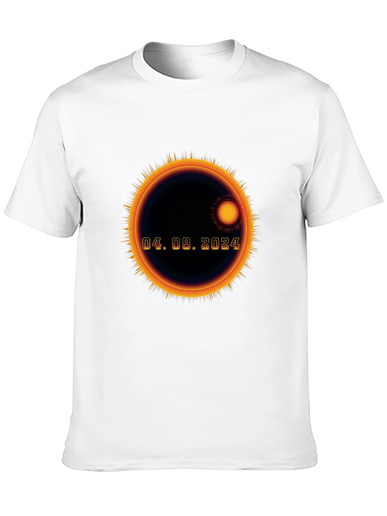 Eclipse 04.08.2024 Black T-Shirt