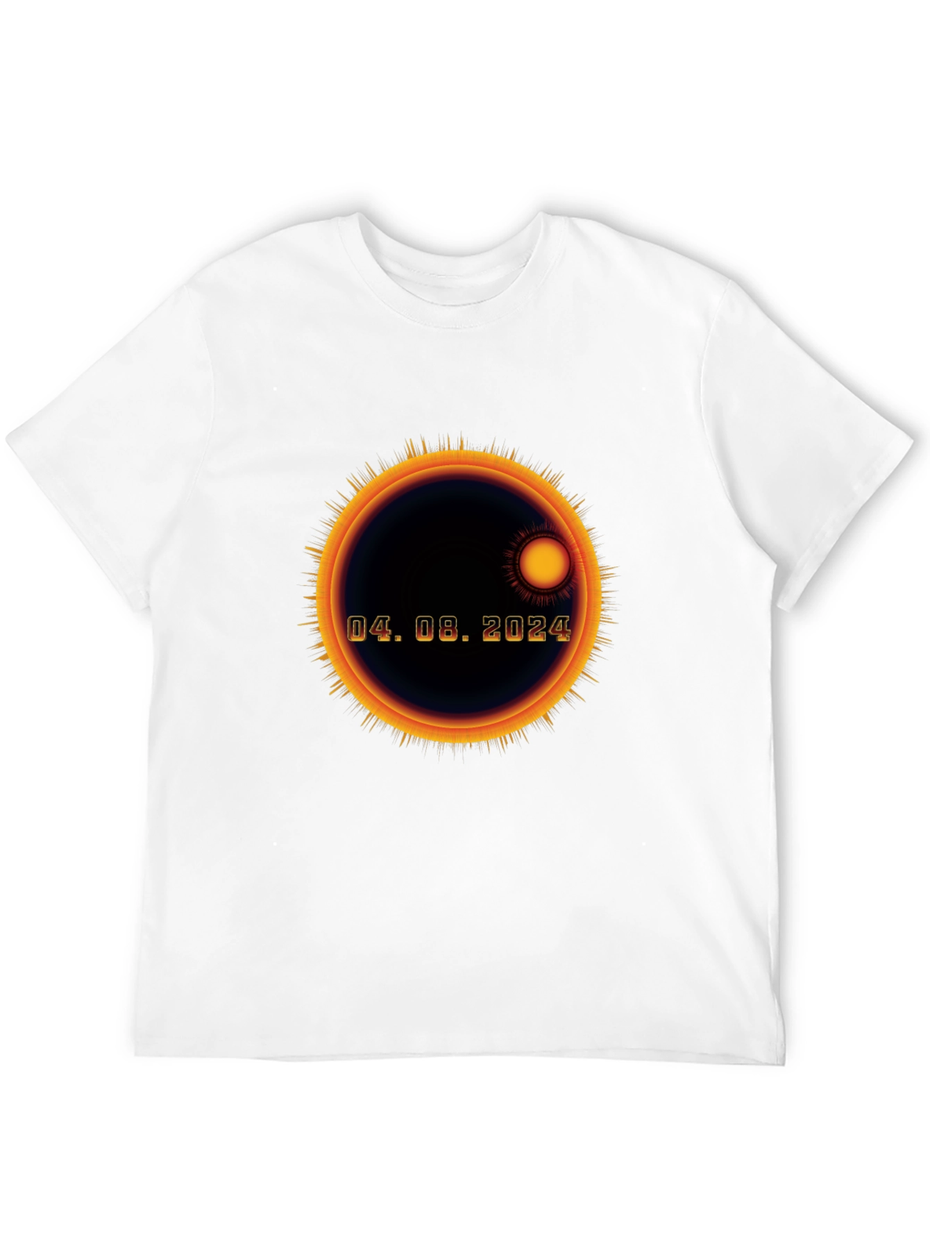 Eclipse 04.08.2024 Black T-Shirt