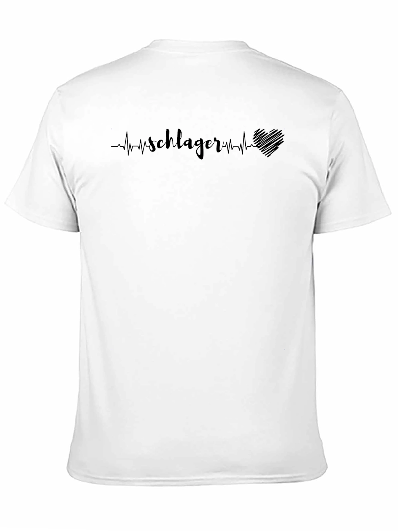 Schlager Heartbeat Graphic Tee - Mens Black T-Shirt