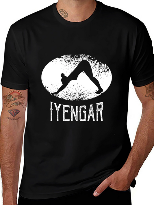 Iyengar Yoga Black T-Shirt
