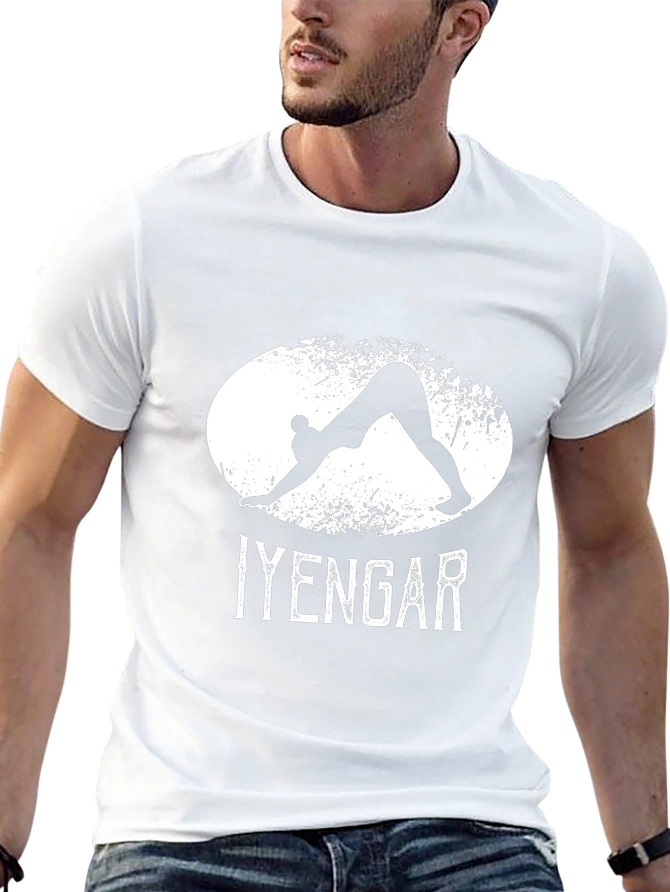 Iyengar Yoga Black T-Shirt
