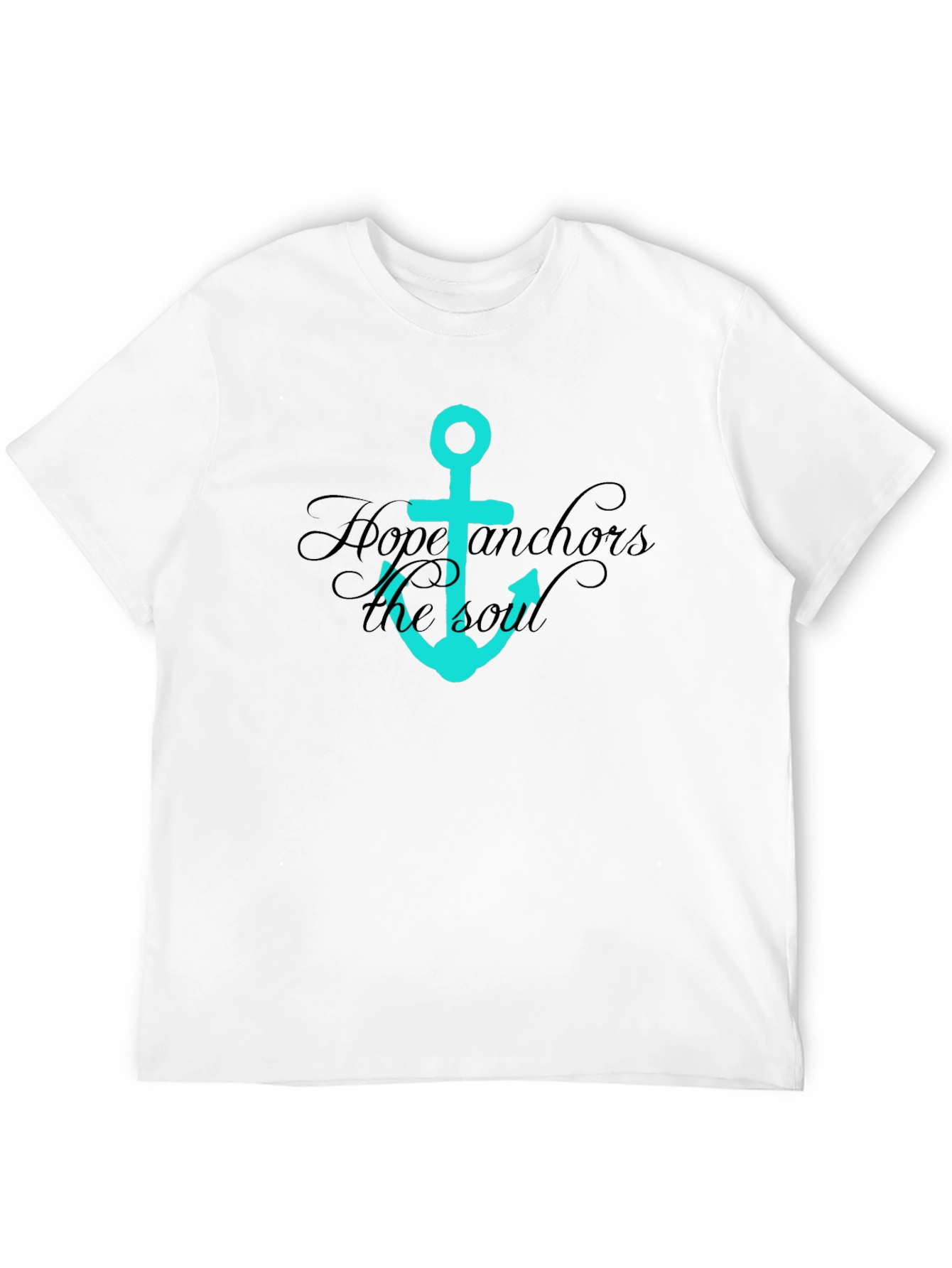 Hope Anchors the Soul Graphic Tee - Black