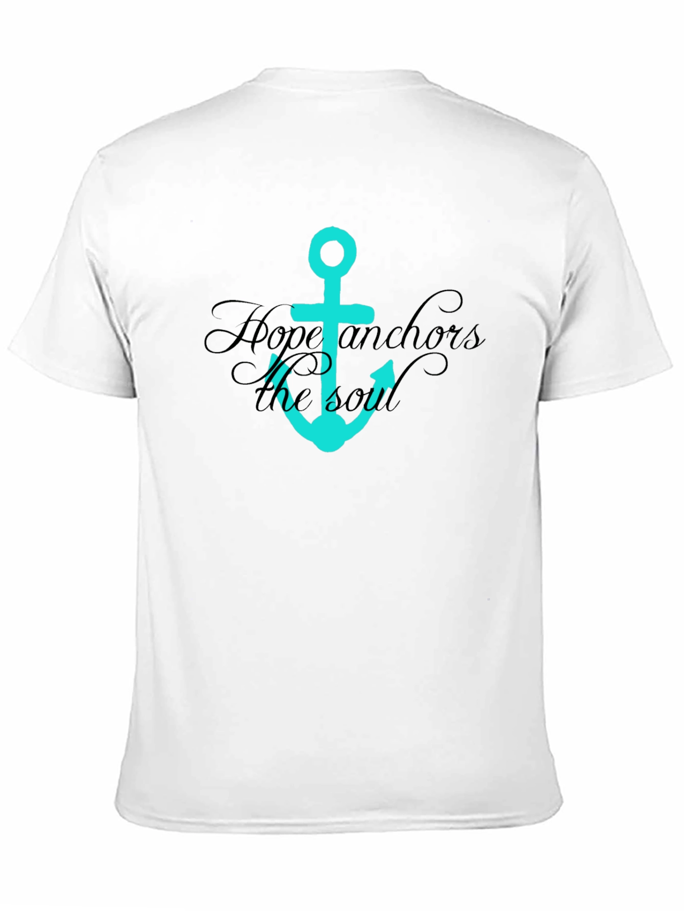 Hope Anchors the Soul Graphic Tee - Black