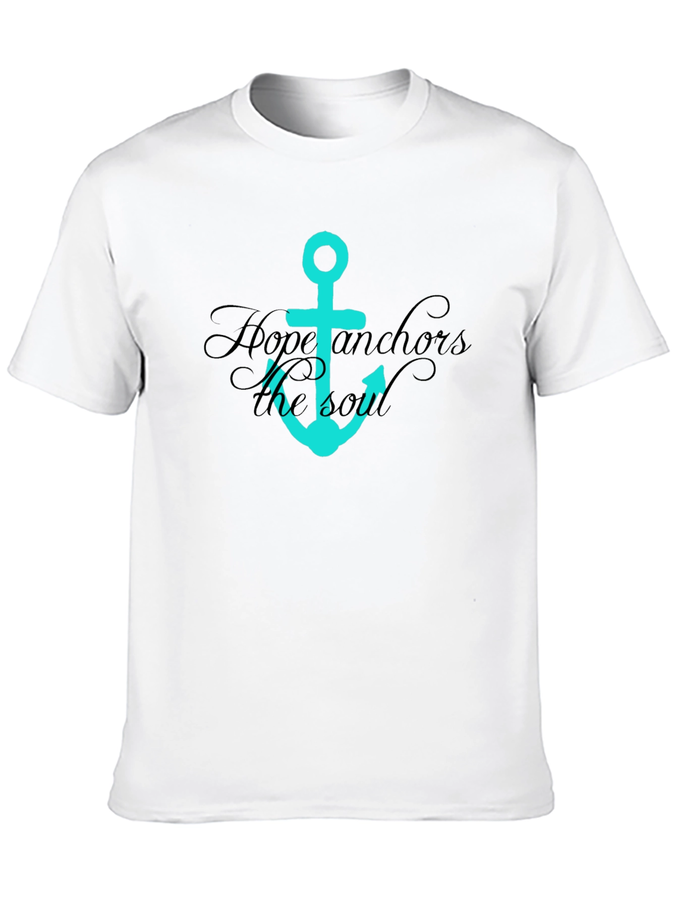 Hope Anchors the Soul Graphic Tee - Black