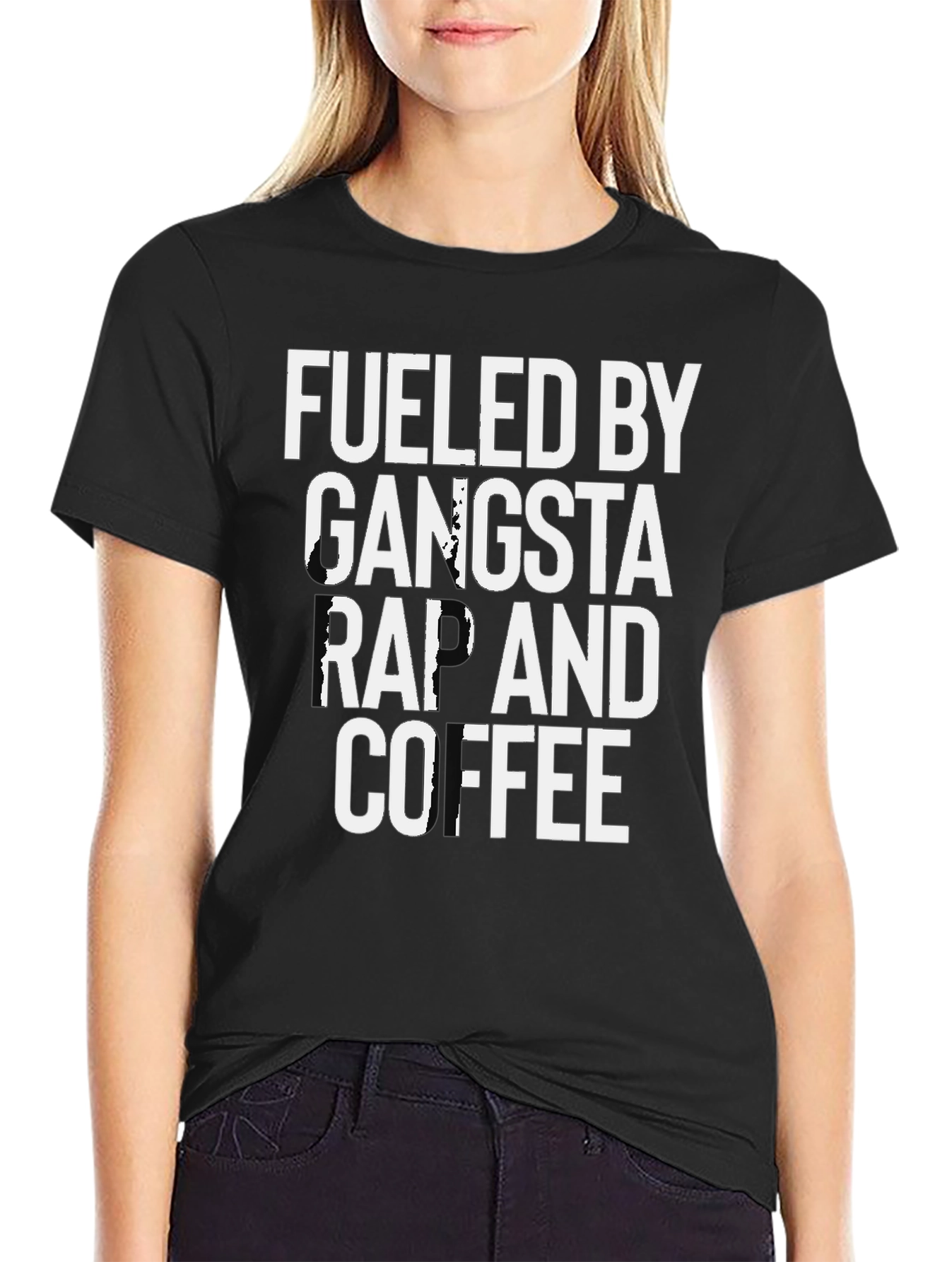 Fueled by Gangsta Rap and Coffee Graphic Tee