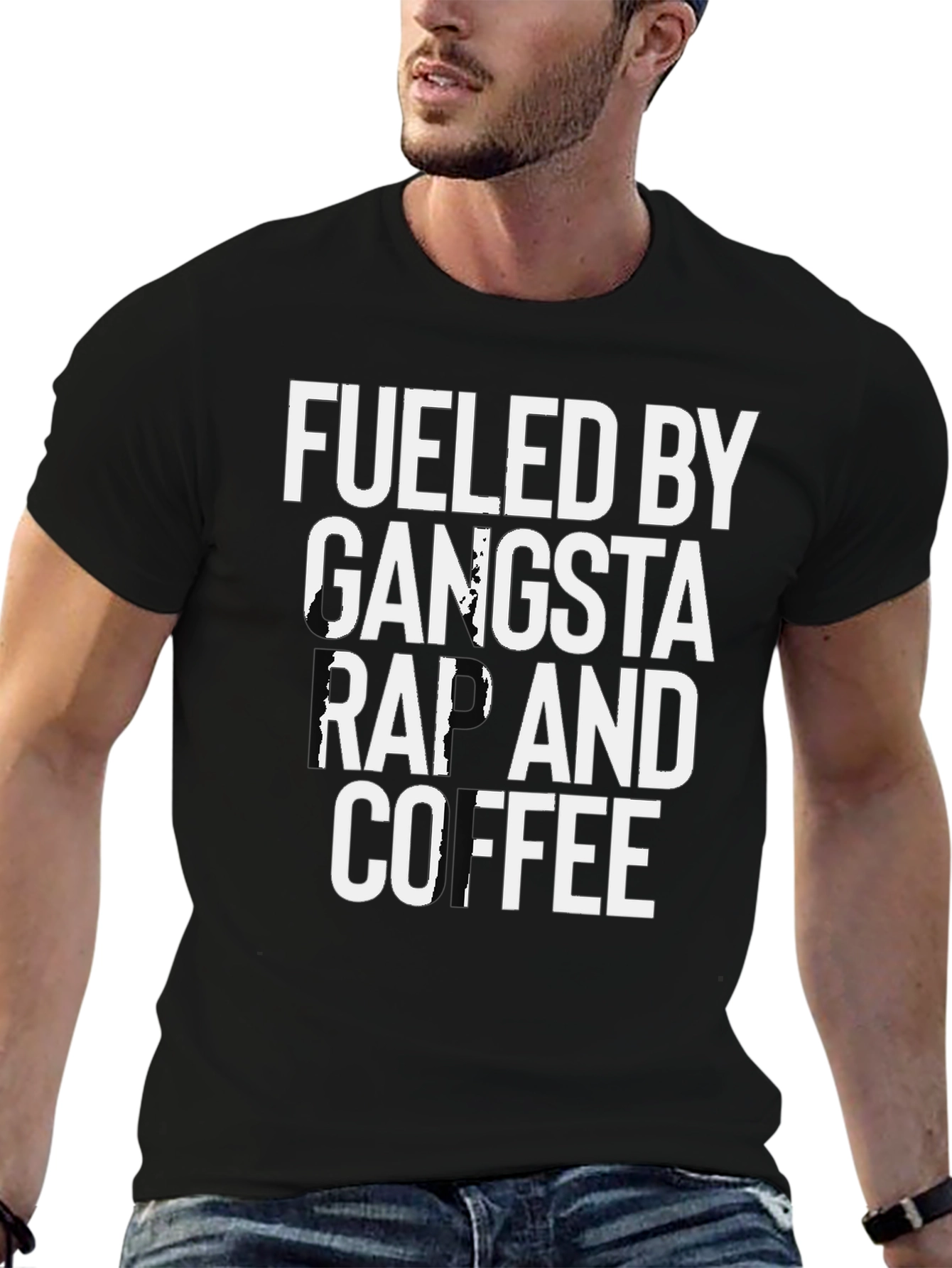 Fueled by Gangsta Rap and Coffee Graphic Tee