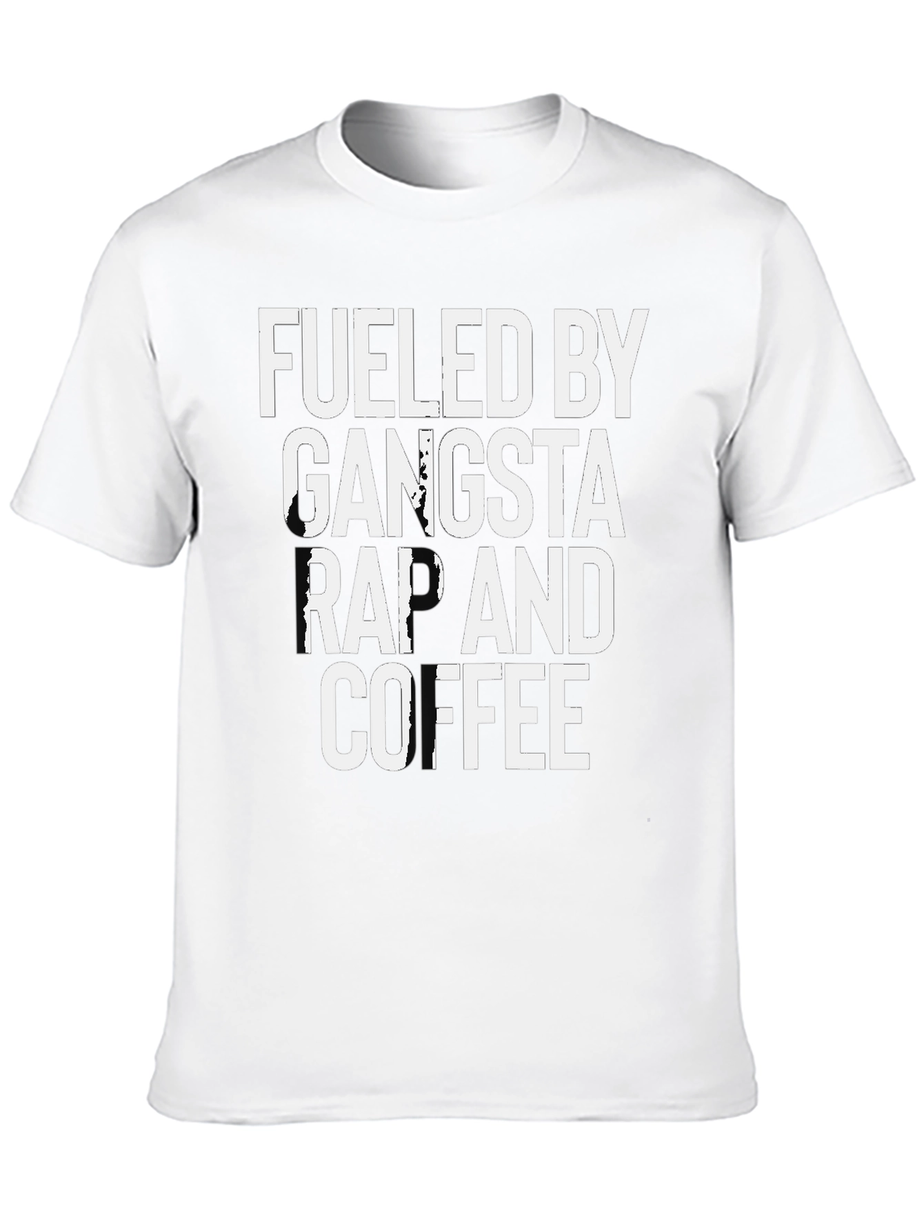Fueled by Gangsta Rap and Coffee Graphic Tee