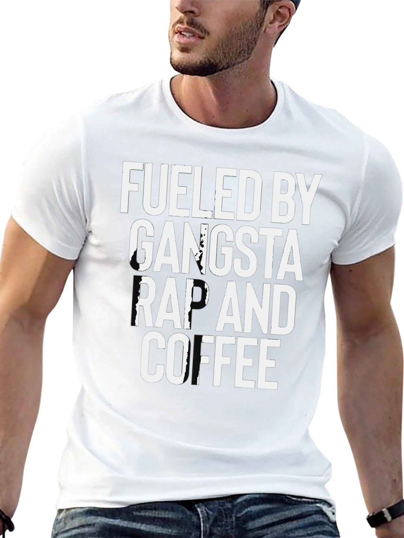 Fueled by Gangsta Rap and Coffee Graphic Tee