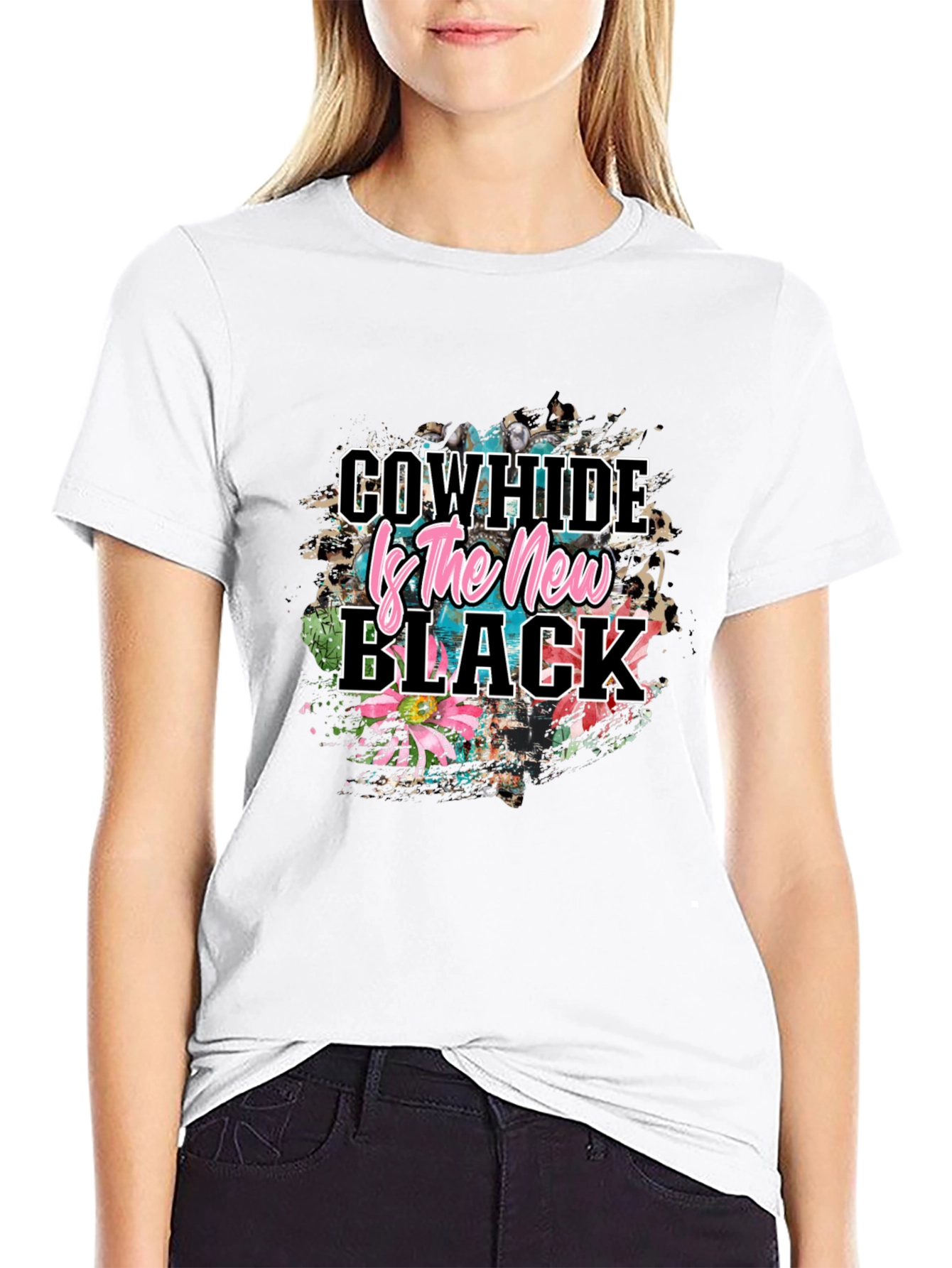 Cowhide is the New Black T-Shirt