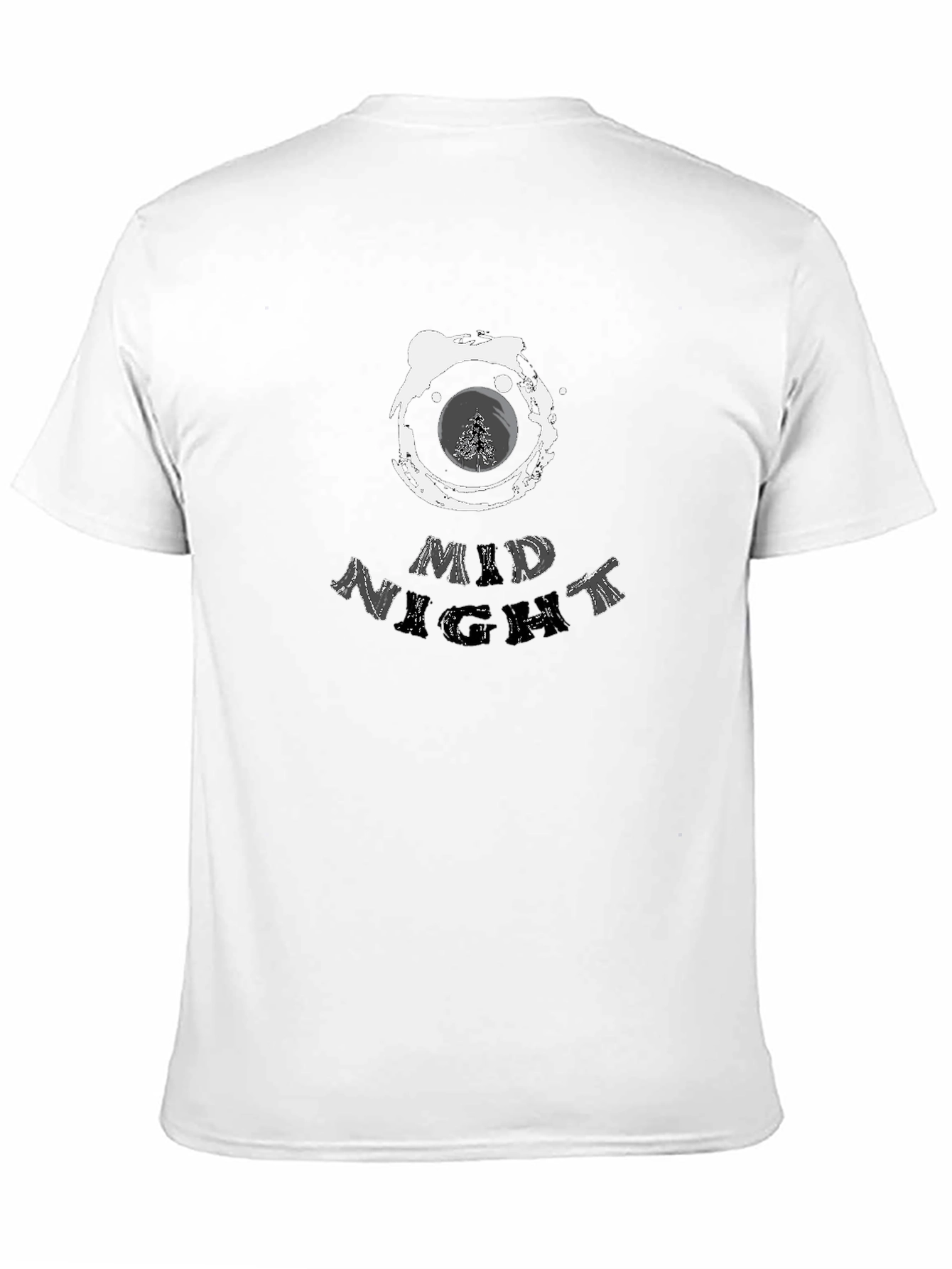 Midnight Scene Graphic Tee - Black