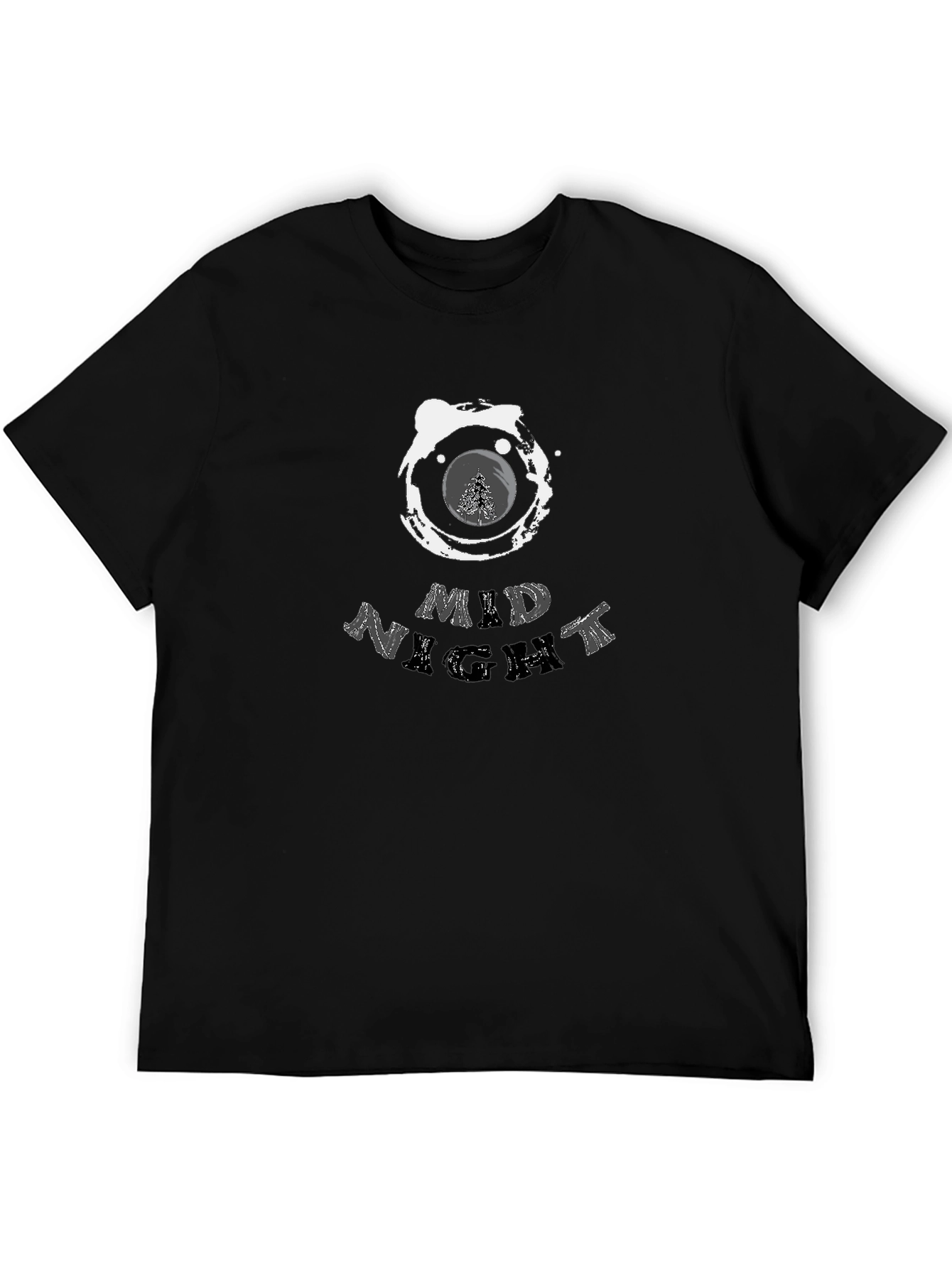 Midnight Scene Graphic Tee - Black