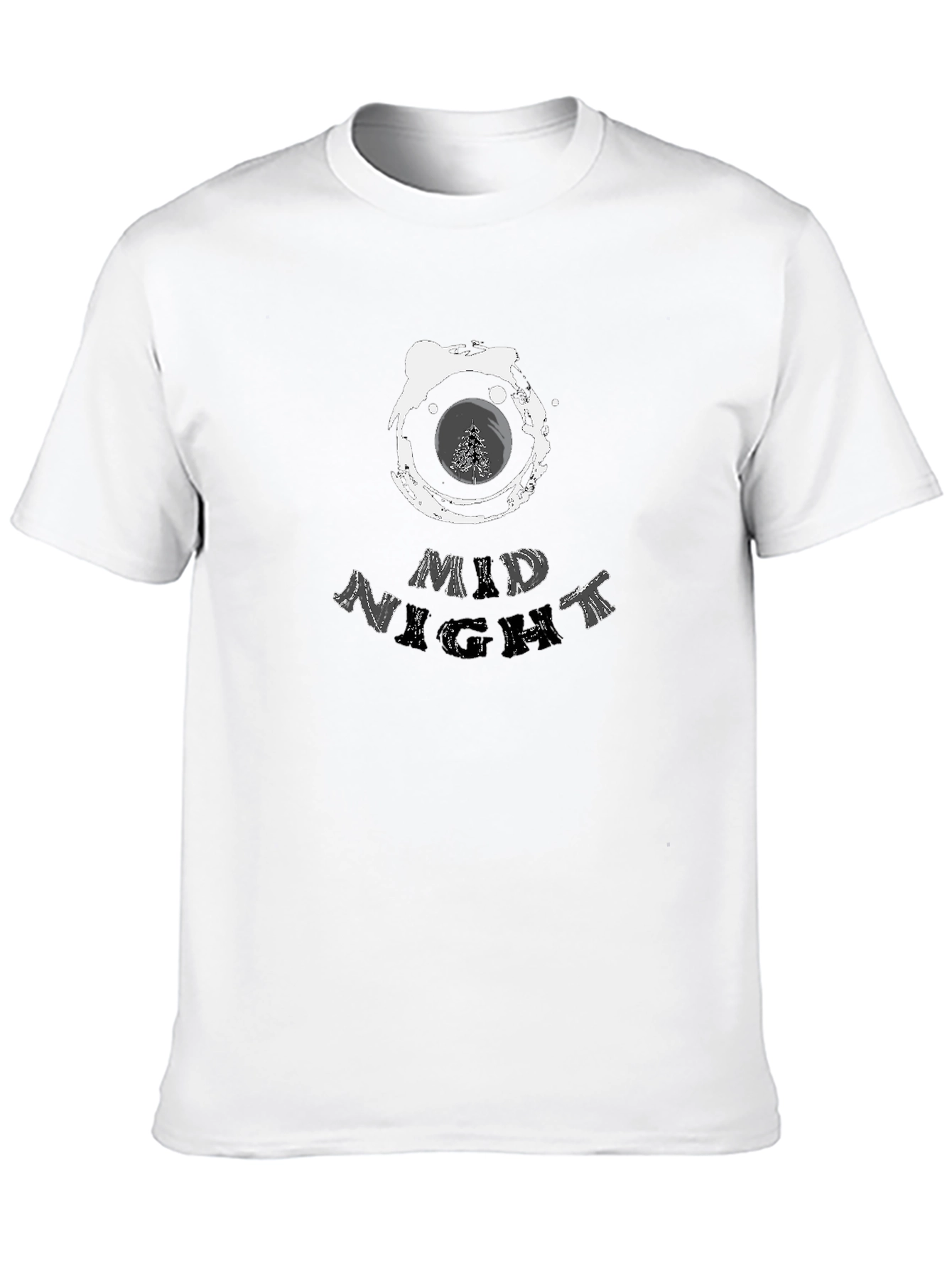 Midnight Scene Graphic Tee - Black