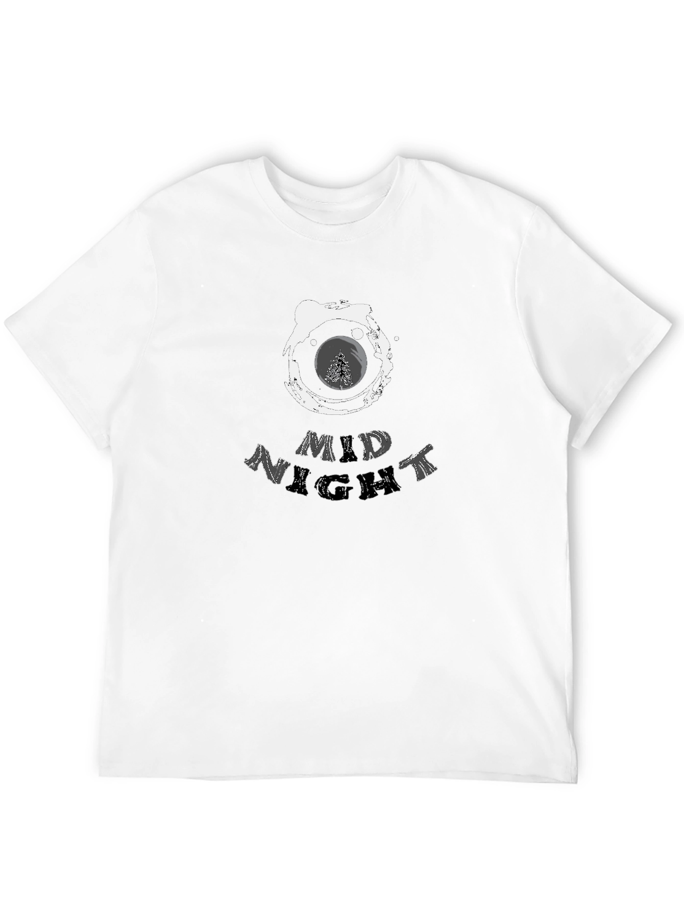 Midnight Scene Graphic Tee - Black