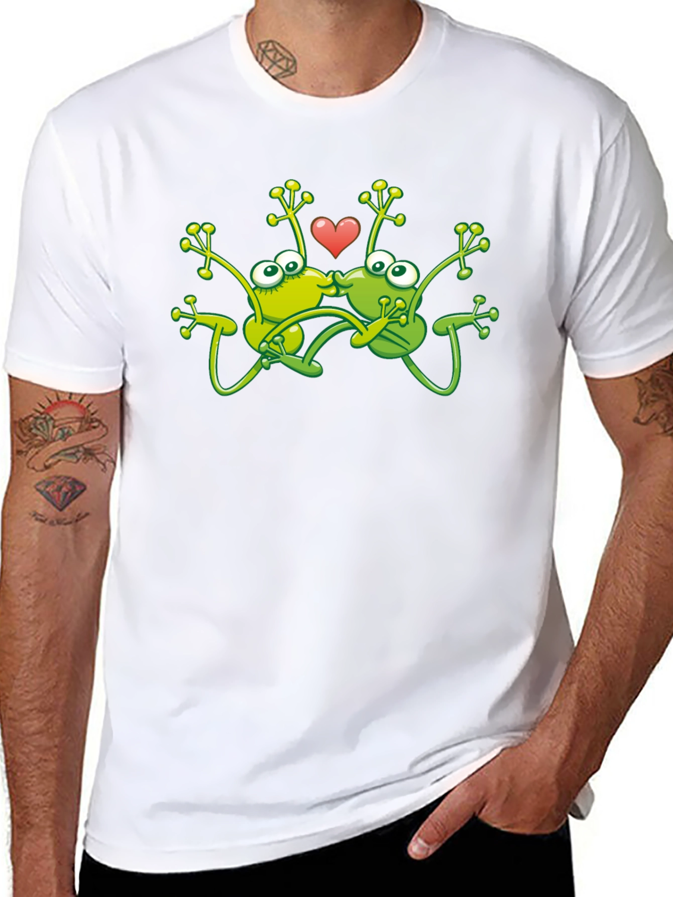 Kissing Frogs Graphic Tee