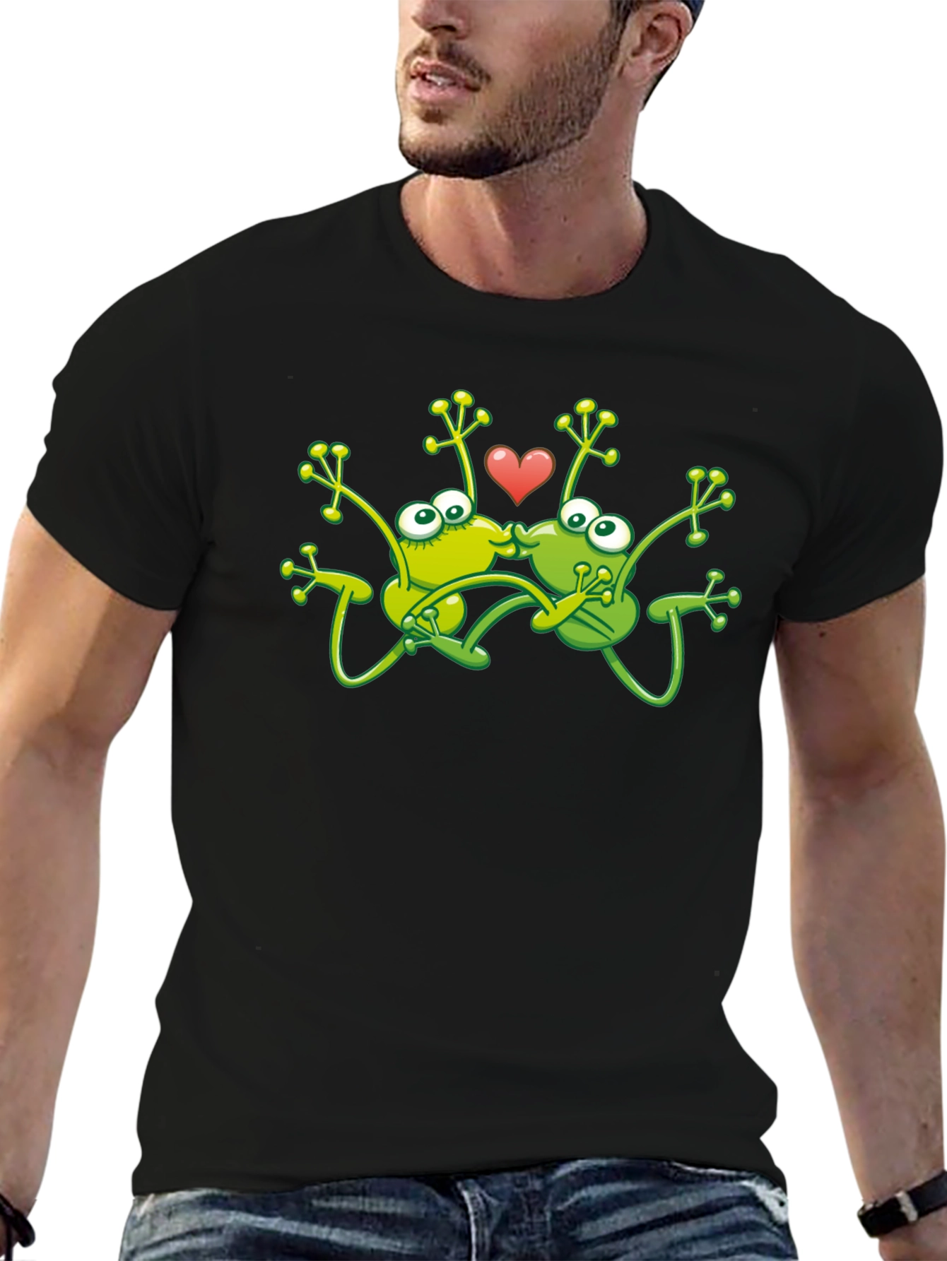 Kissing Frogs Graphic Tee