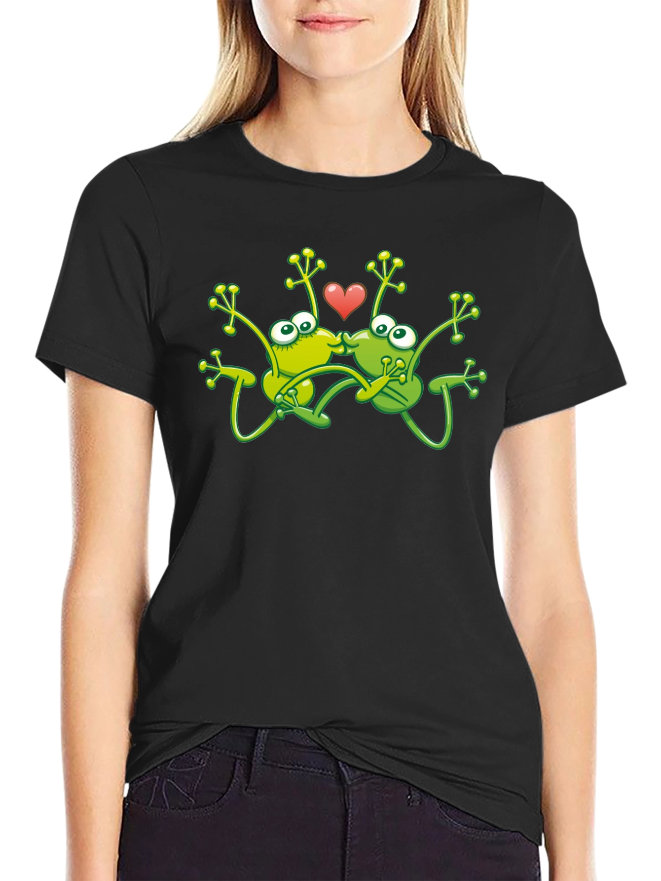 Kissing Frogs Graphic Tee