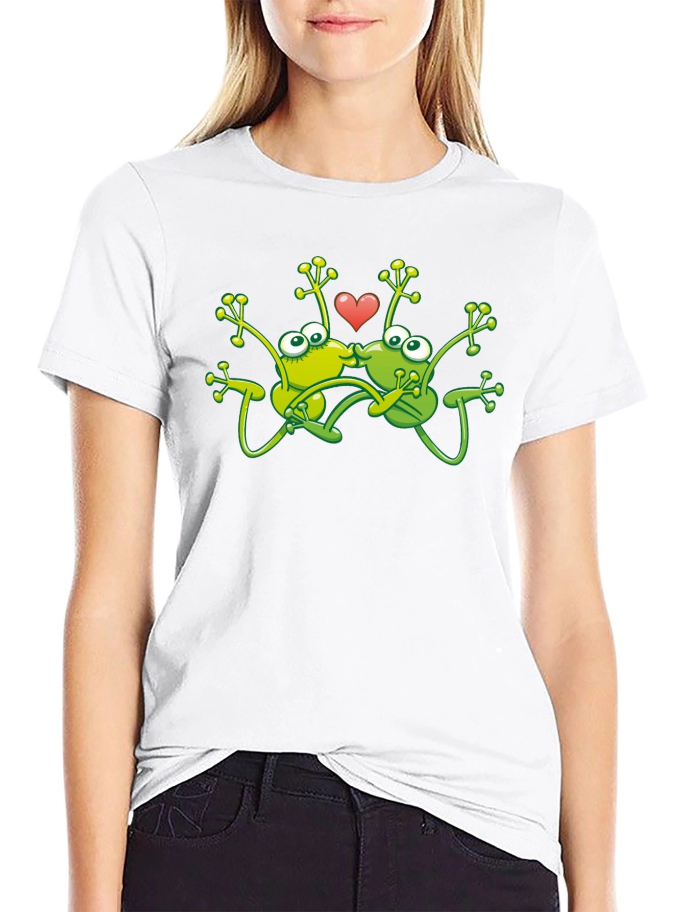 Kissing Frogs Graphic Tee