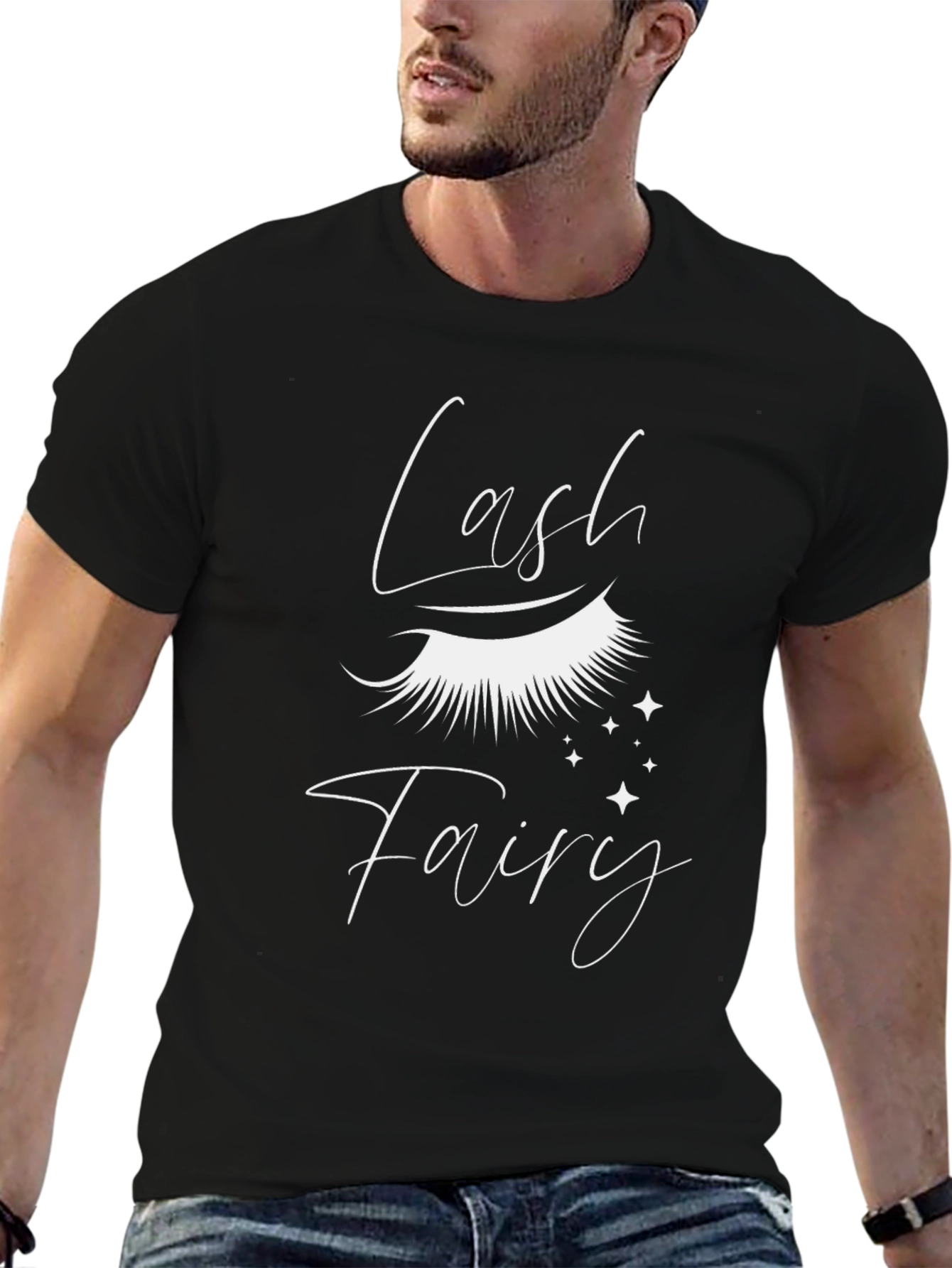 Lash Fairy Graphic Tee - Stylish Eyelash Design T-Shirt