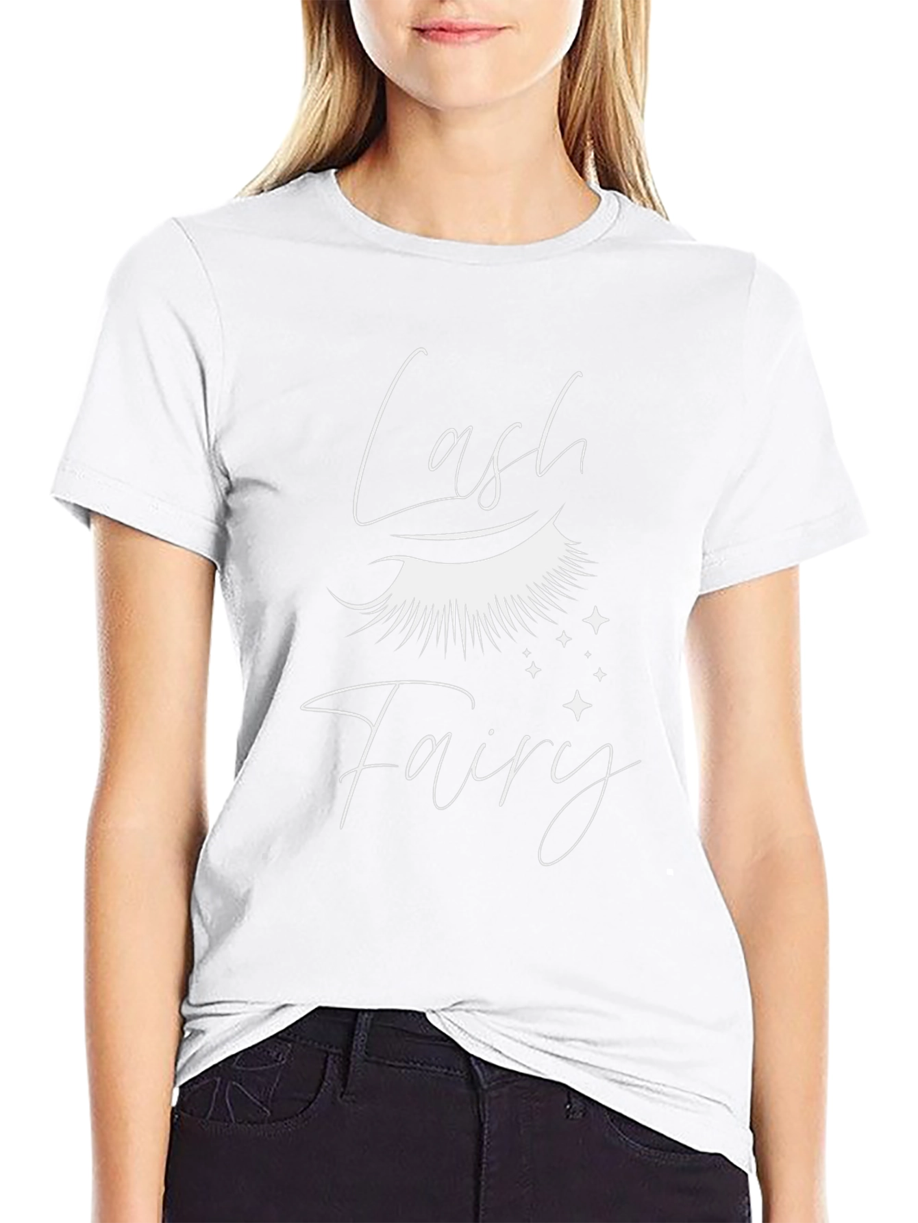 Lash Fairy Graphic Tee - Stylish Eyelash Design T-Shirt