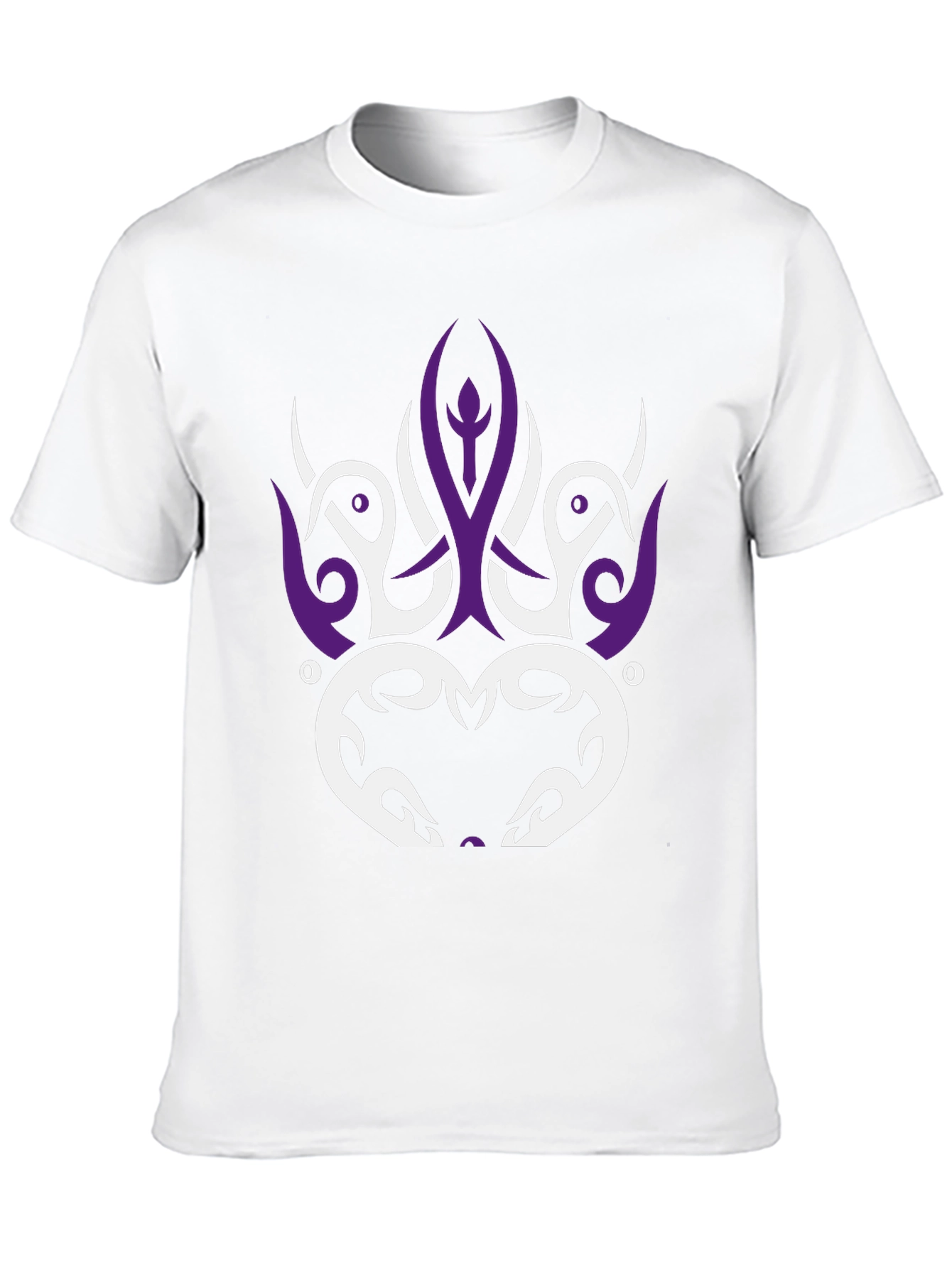 Tribal Design Black T-Shirt