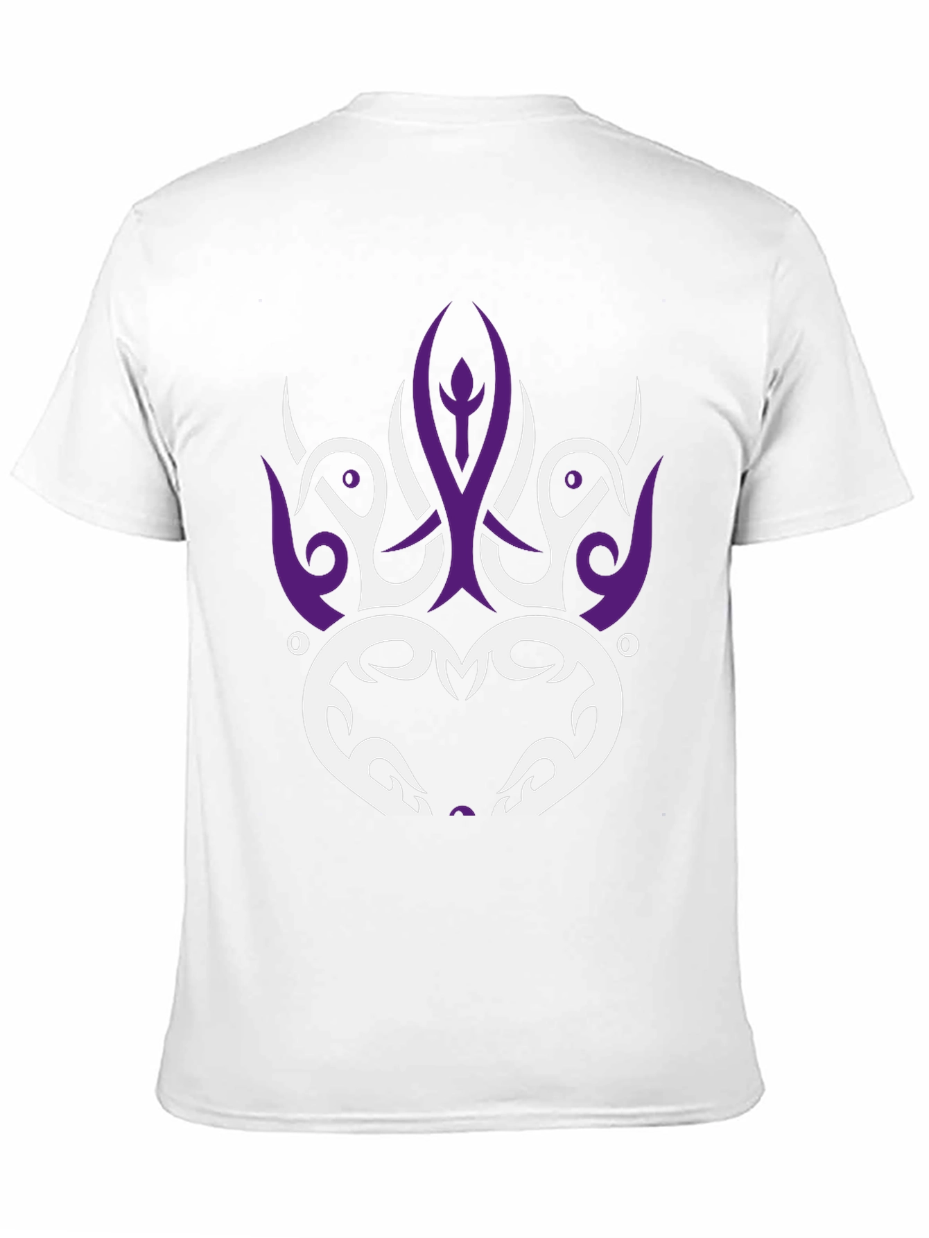 Tribal Design Black T-Shirt