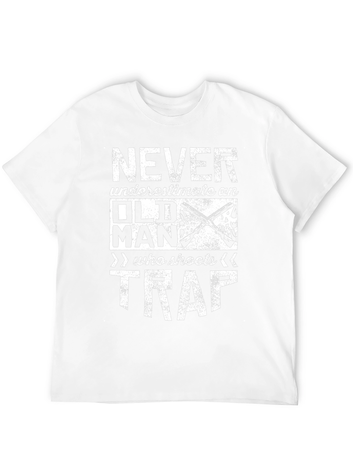 Never Underestimate Old Man Trap Shooting T-Shirt