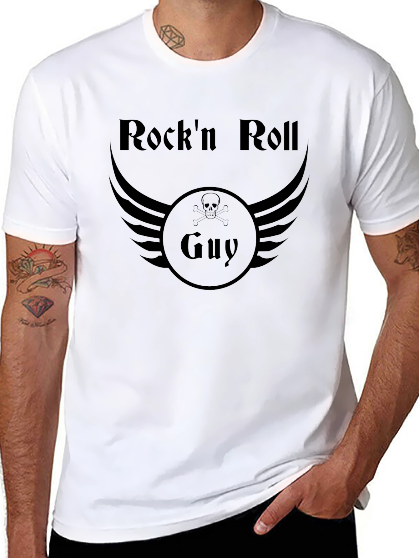 Rockn Roll Guy Graphic T-Shirt