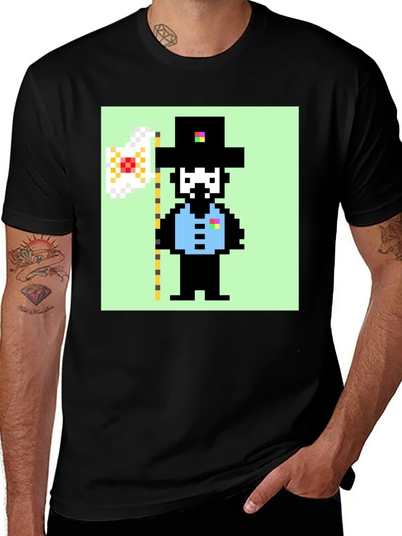 Pixel Art Graphic T-Shirt