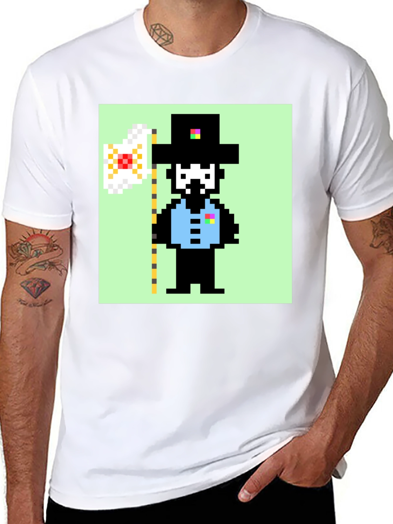 Pixel Art Graphic T-Shirt