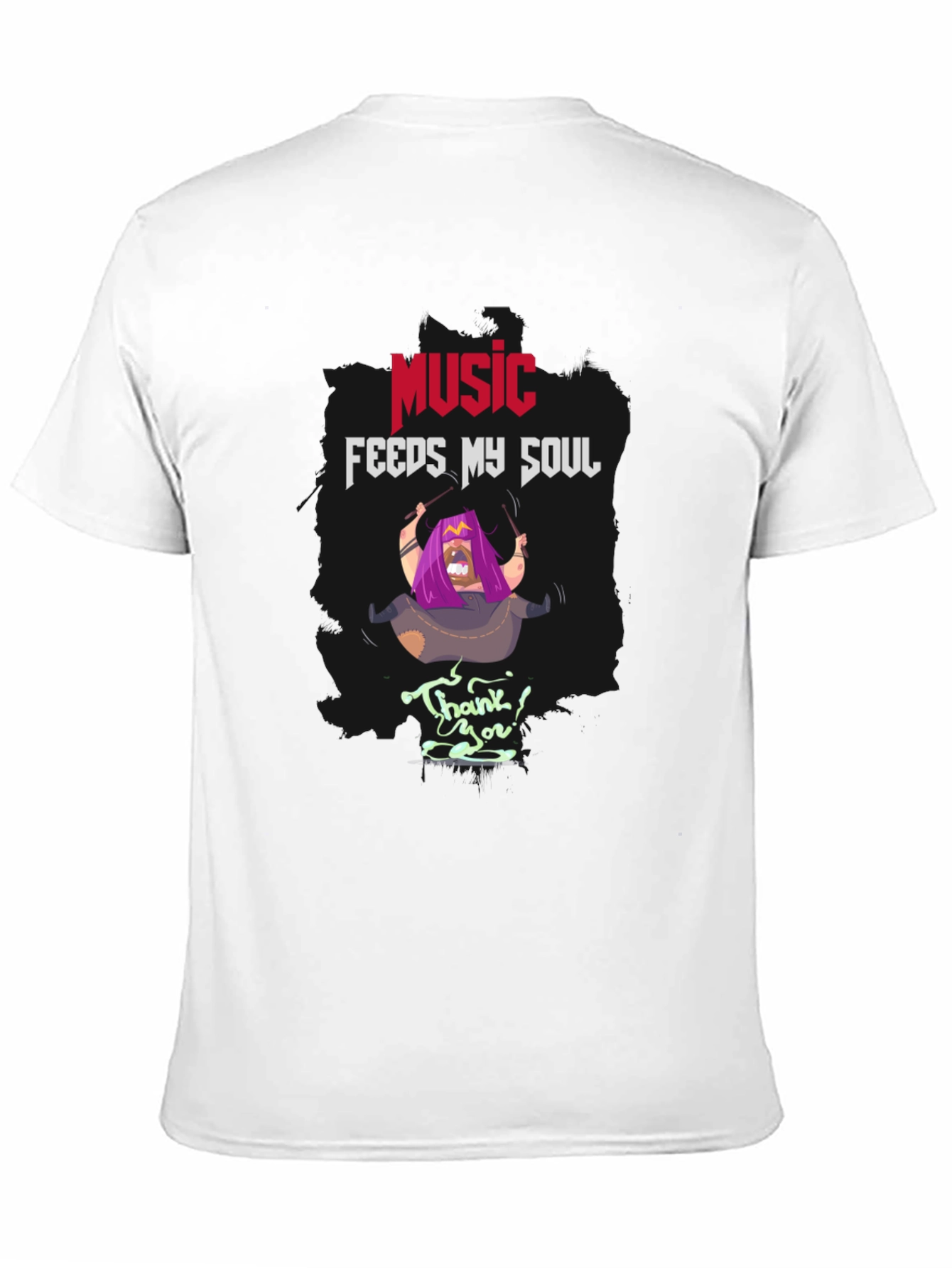 Music Feeds My Soul T-Shirt | Unique Graphic Tee