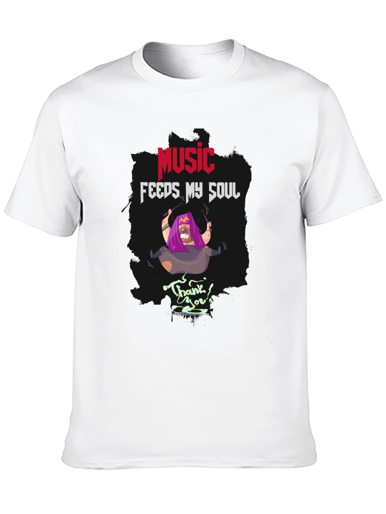 Music Feeds My Soul T-Shirt | Unique Graphic Tee