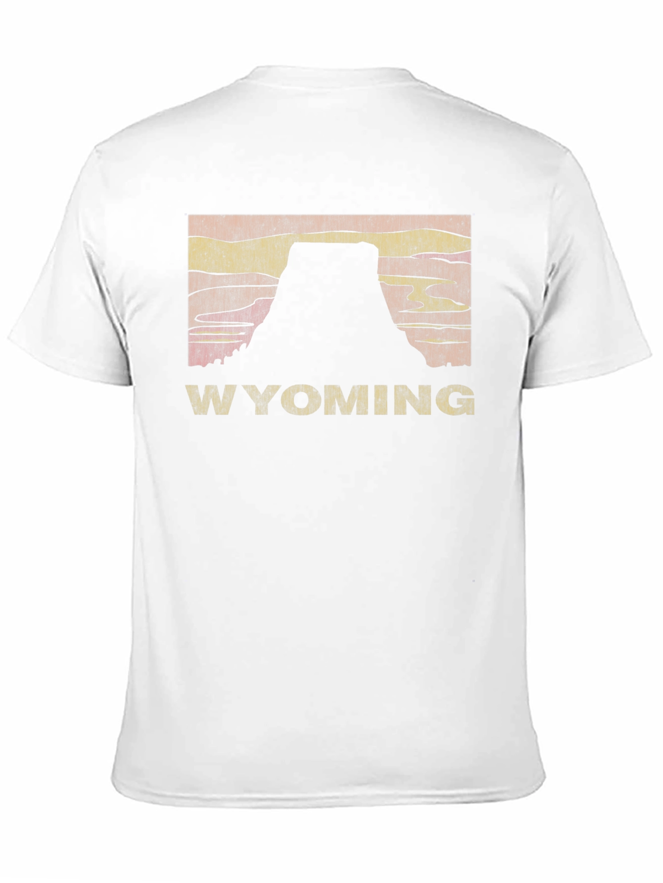 Wyoming Silhouette Graphic Tee - Black