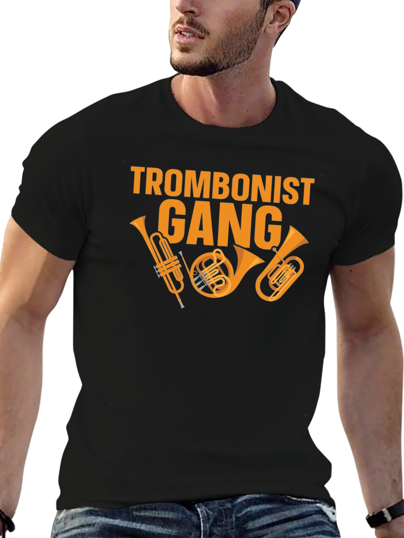 Trombonist Gang Graphic Tee - Musician T-Shirt