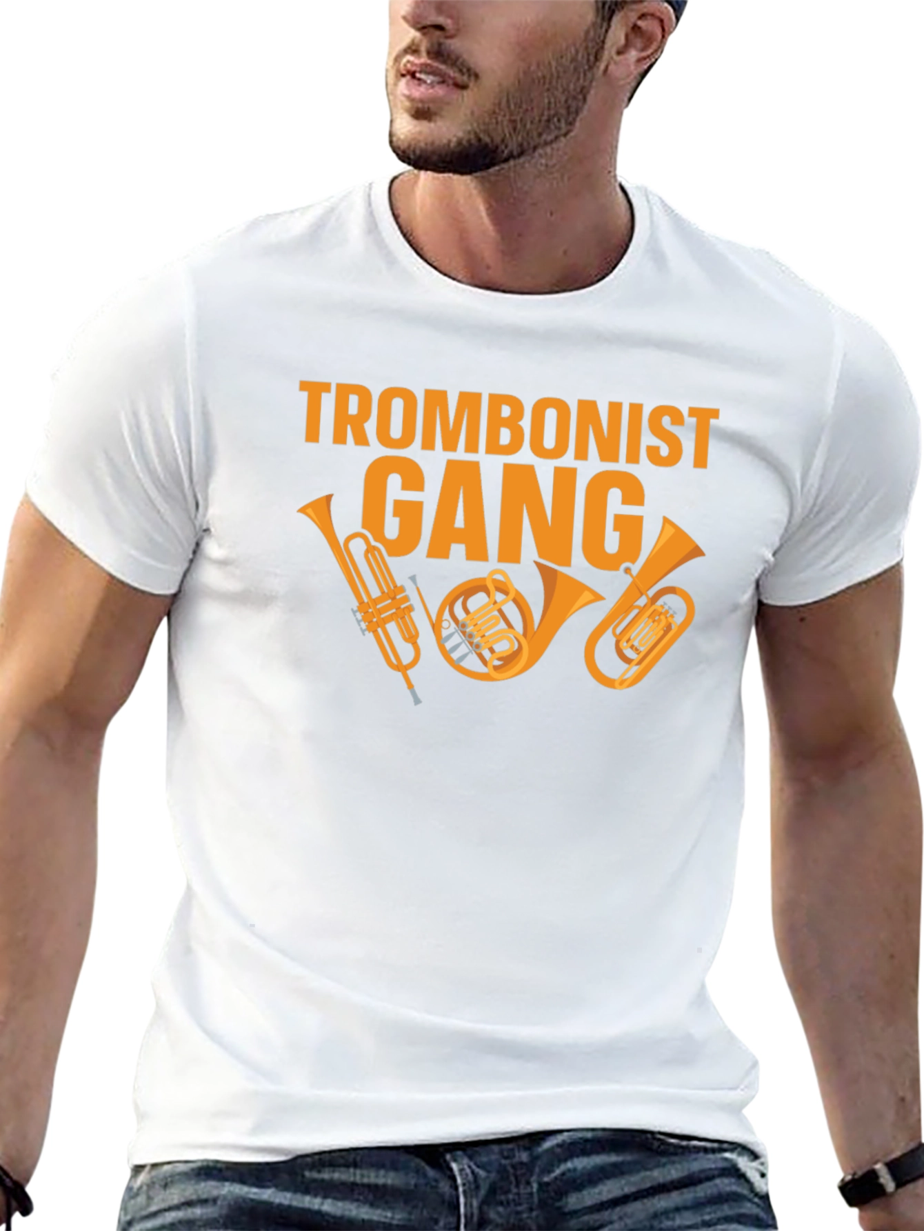Trombonist Gang Graphic Tee - Musician T-Shirt