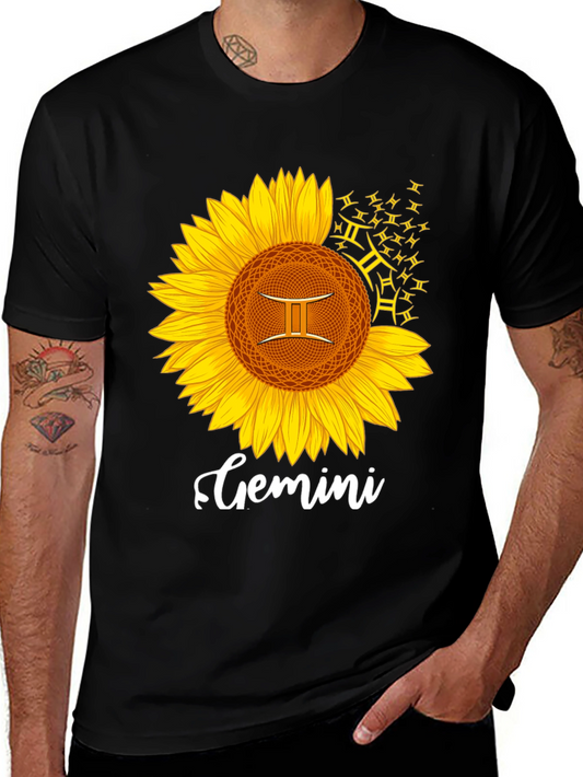 Gemini Sunflower Graphic Tee