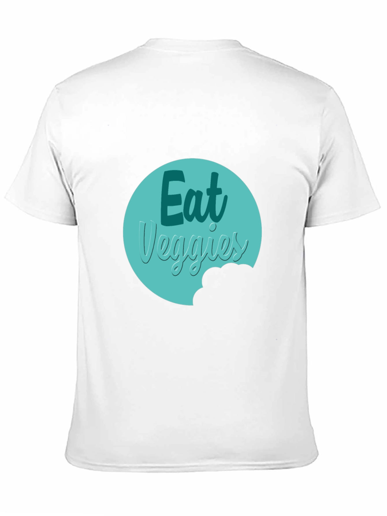 Eat Veggies Graphic Tee - Black Cotton T-Shirt