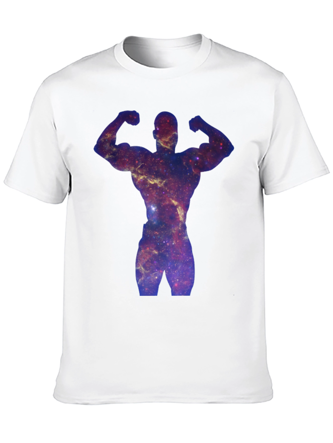 Galaxy Bodybuilder Black T-Shirt