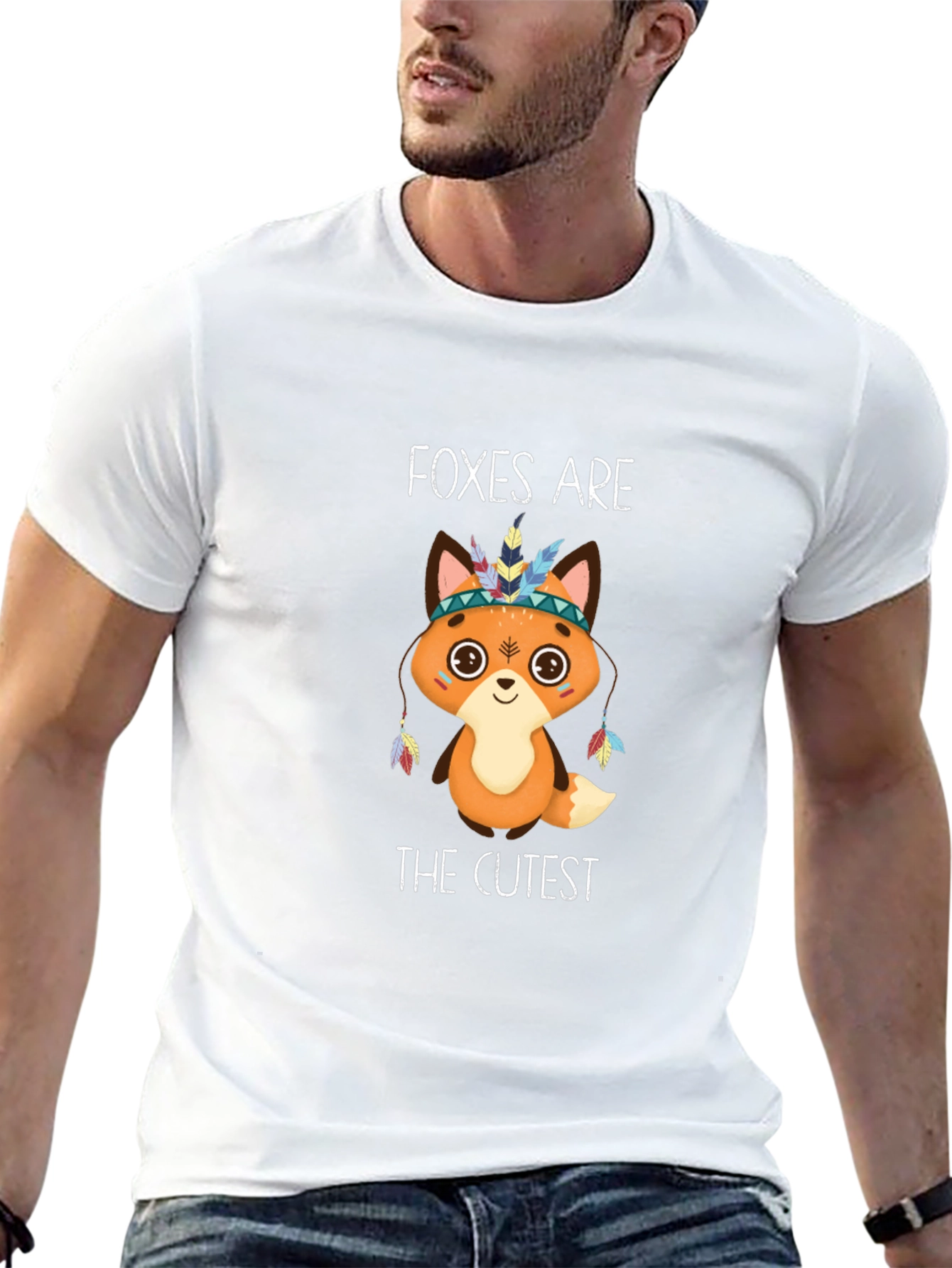 Foxes Are The Cutest T-Shirt - Black