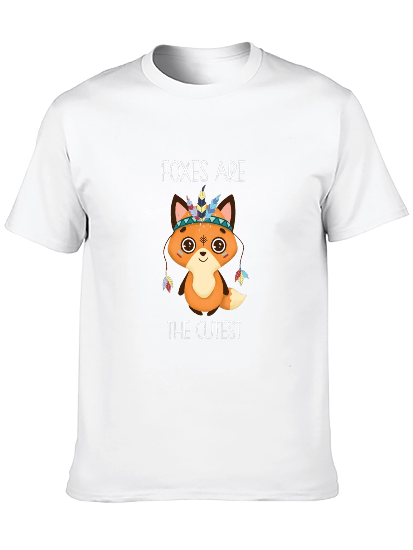 Foxes Are The Cutest T-Shirt - Black