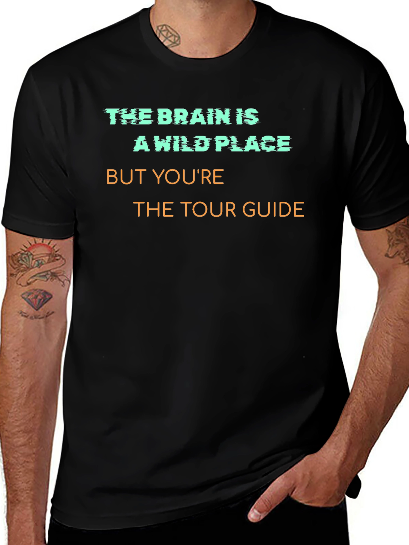 The Brain is a Wild Place Mens Graphic T-Shirt